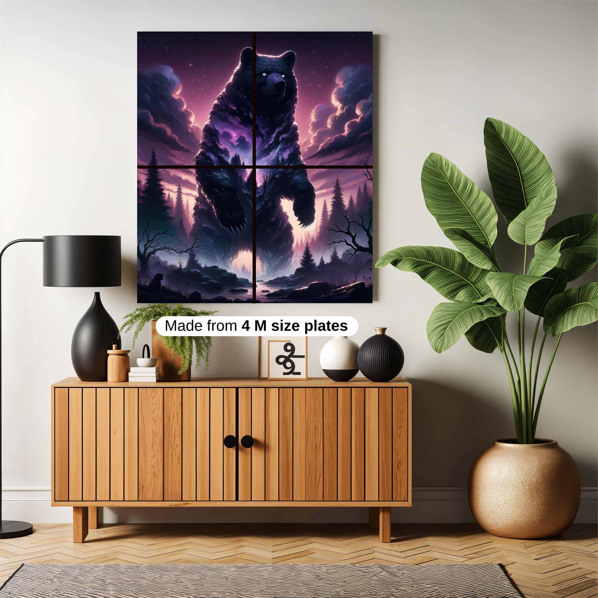 Cosmic Bear Safe Wall Magnetic / M