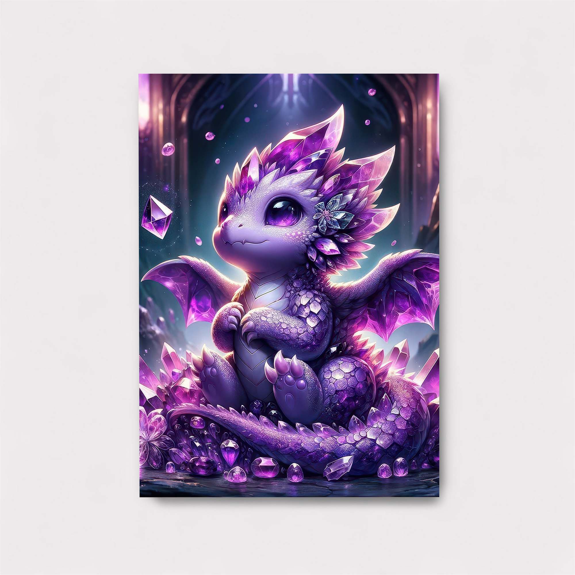 Amethyst Serenity Safe Wall Magnetic / M