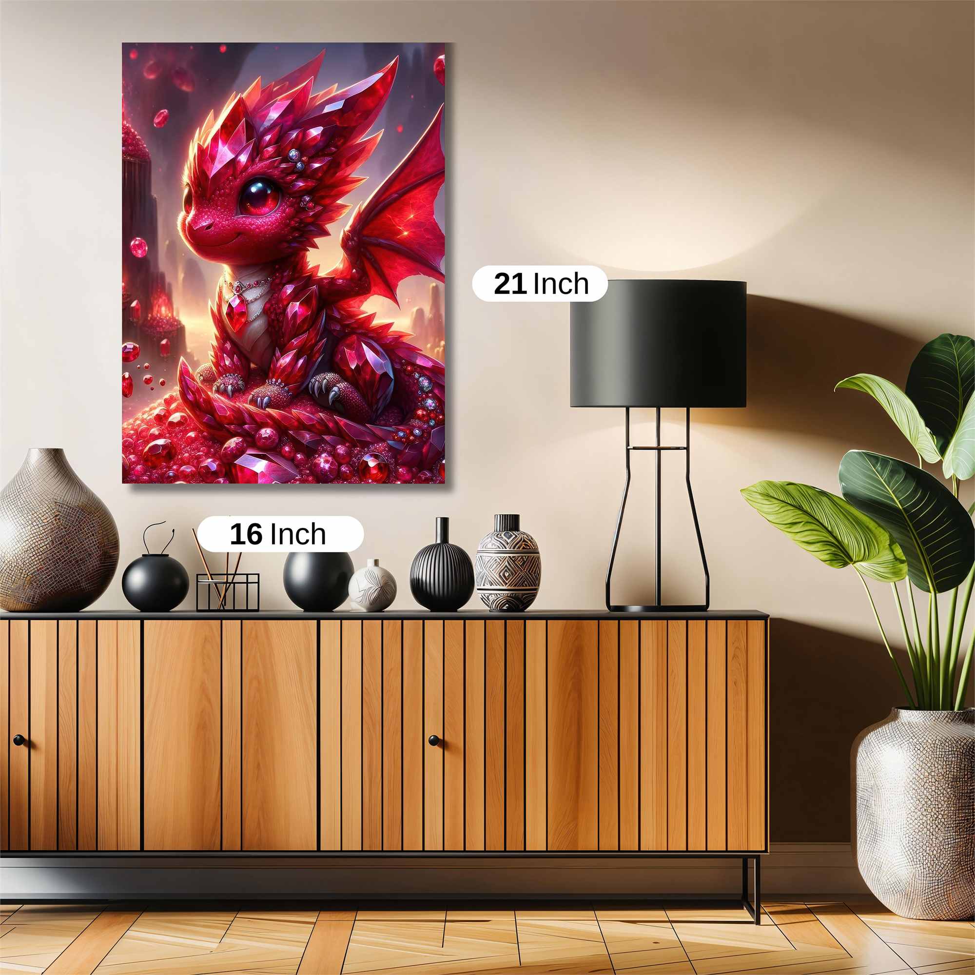 Ruby Radiance Safe Wall Magnetic / M