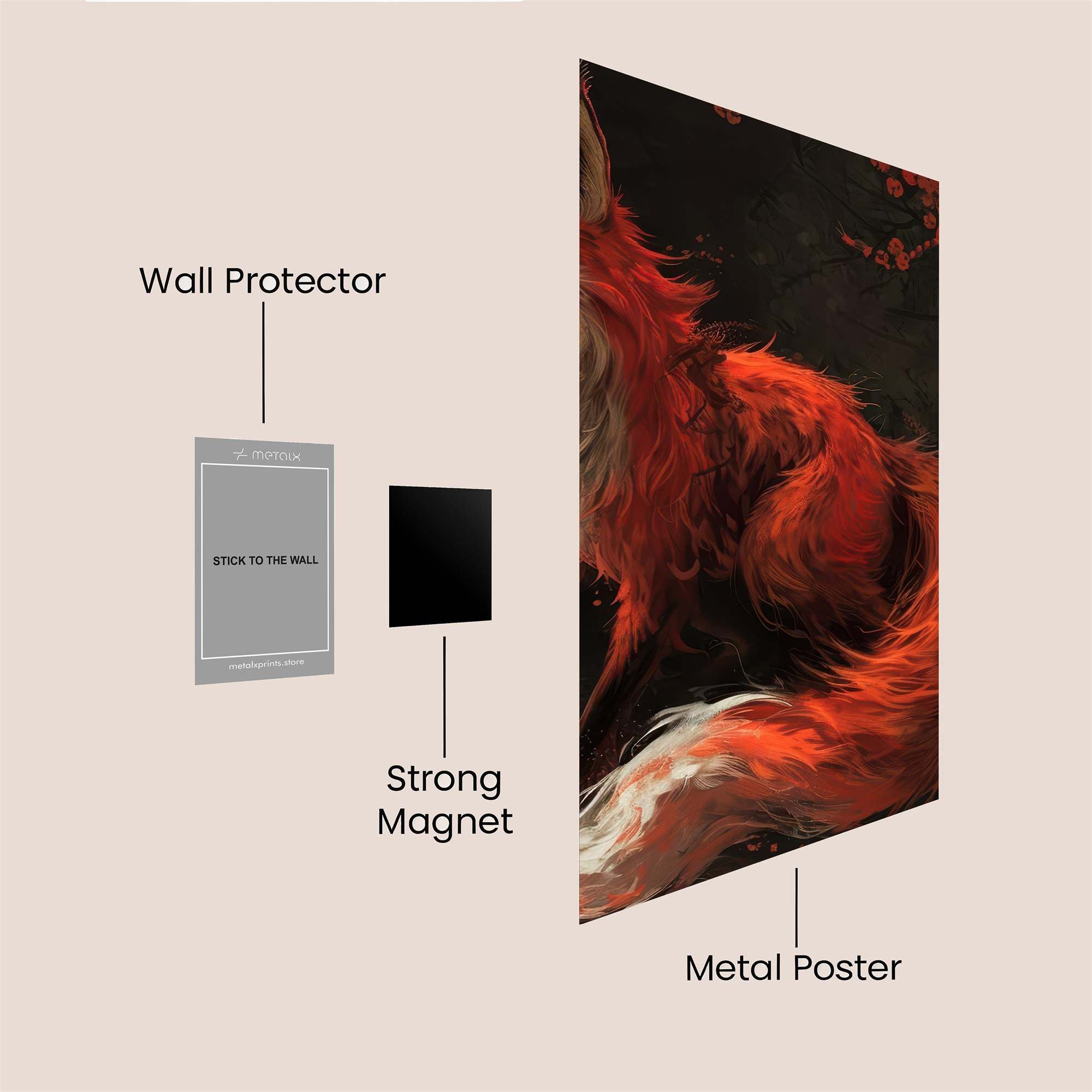 Fox Enigma Safe Wall Magnetic / M