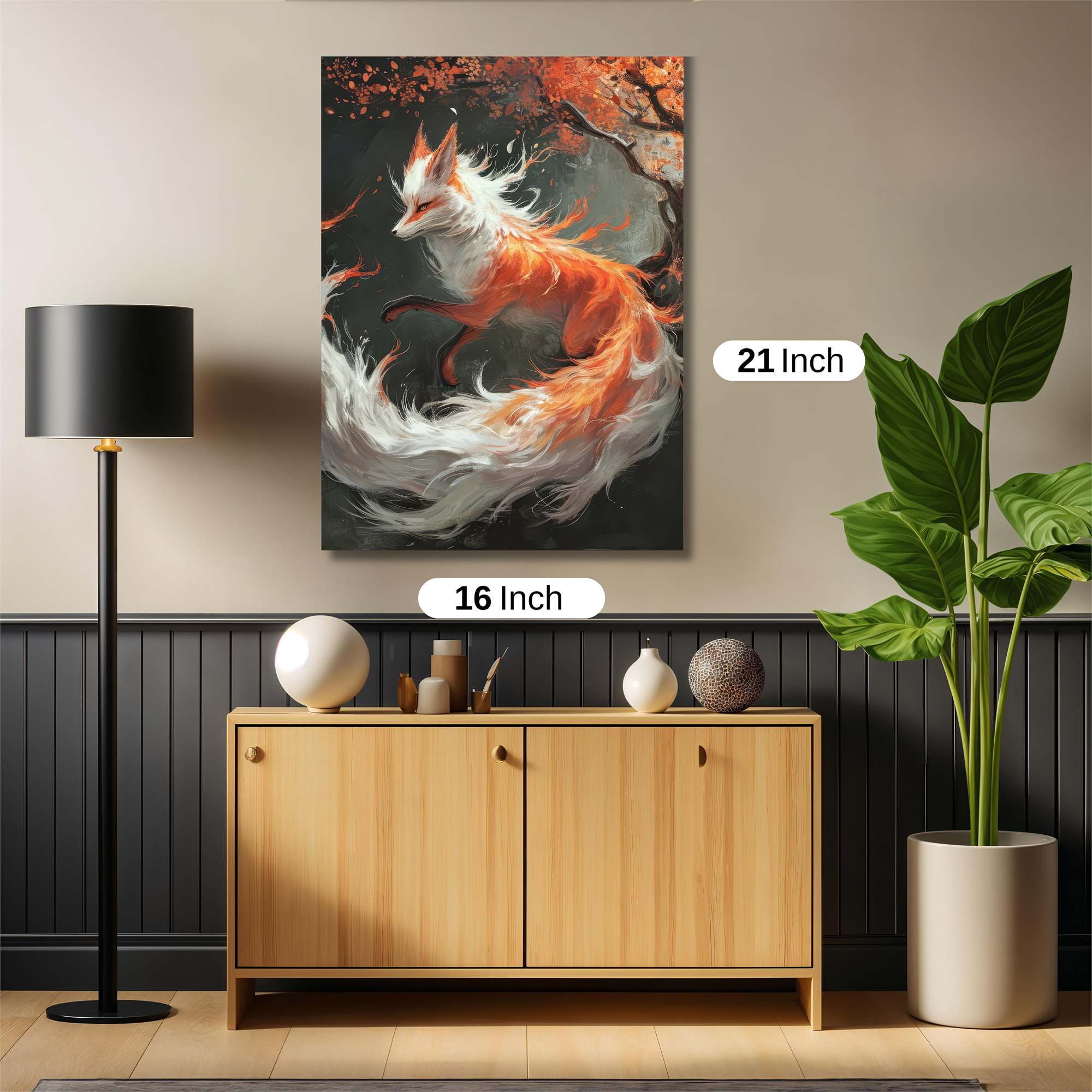 Kitsune Serenity Safe Wall Magnetic / M