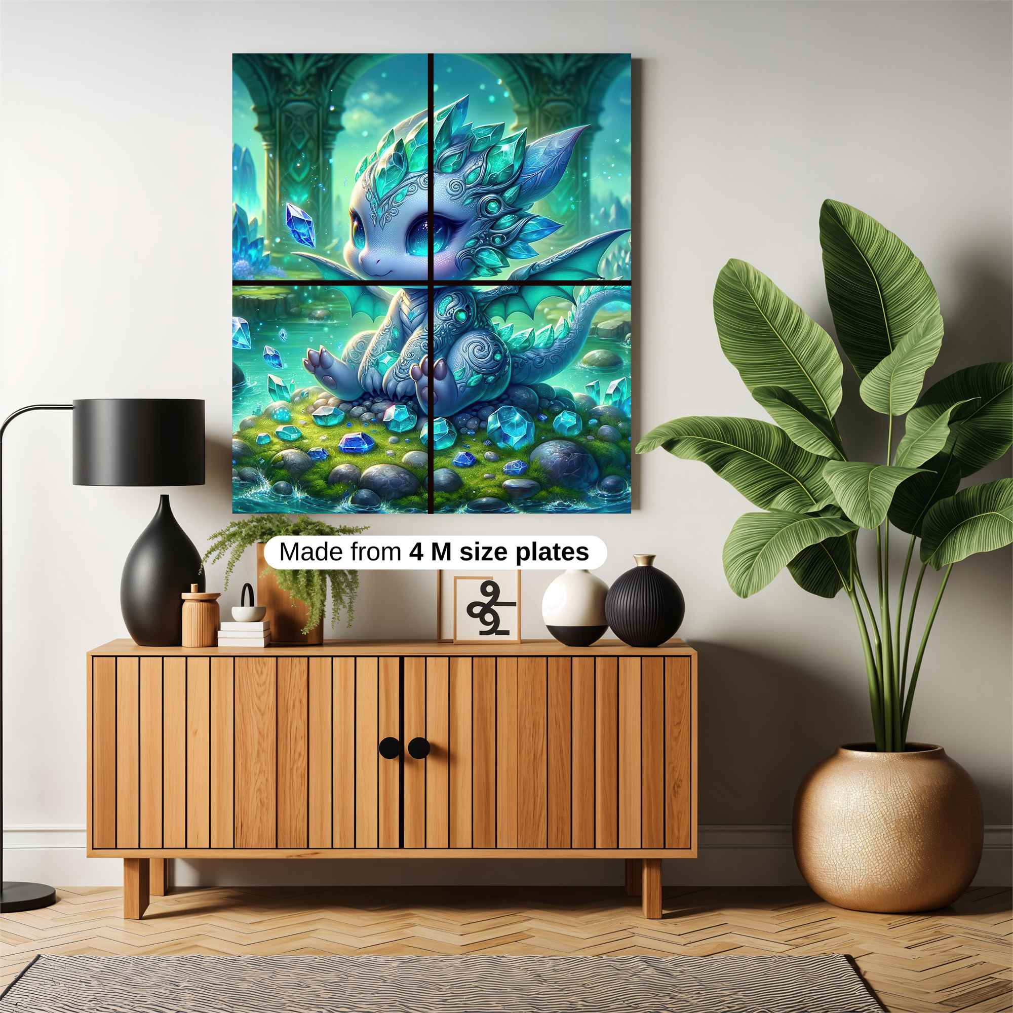 Crystal Serenity Safe Wall Magnetic / M