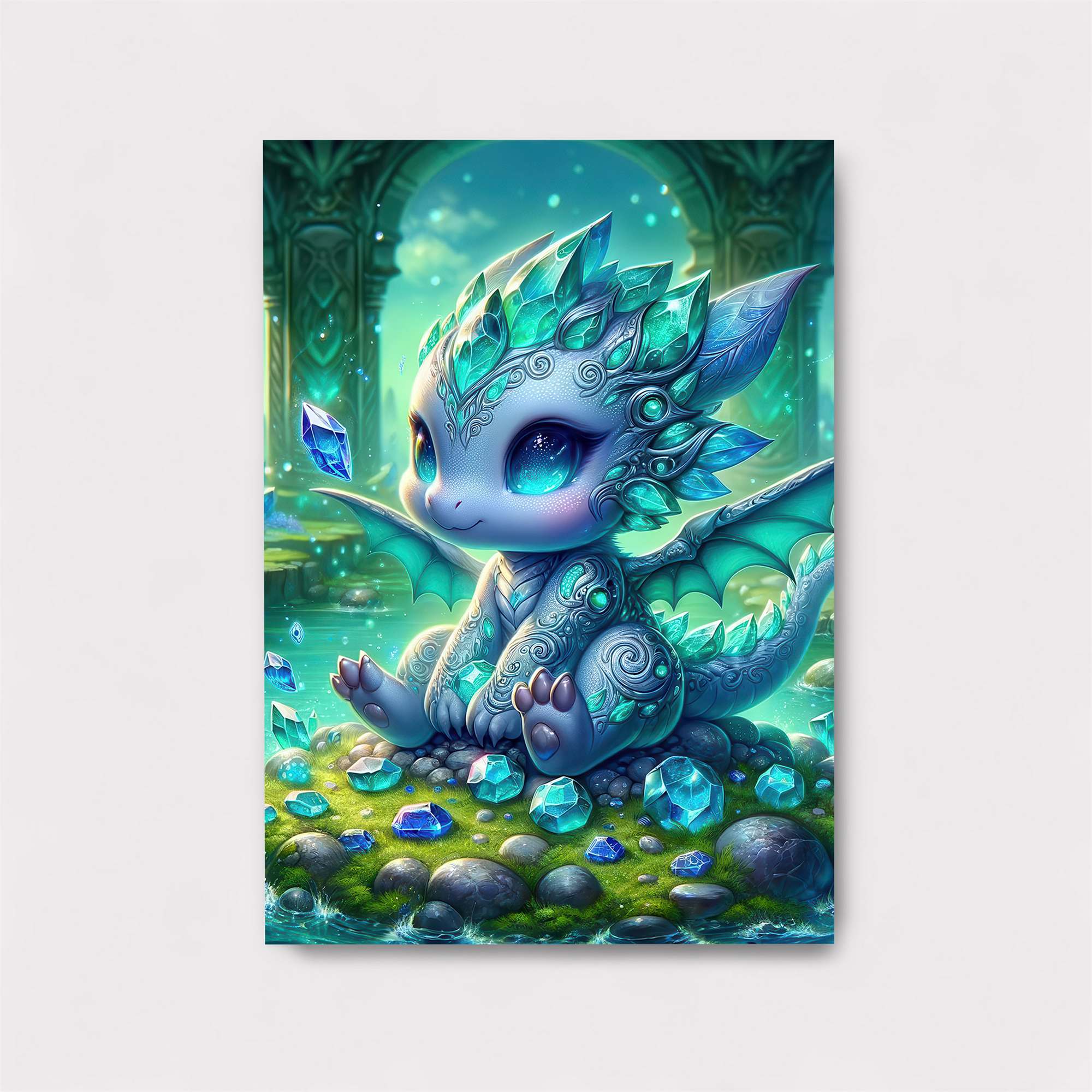 Crystal Serenity Safe Wall Magnetic / M