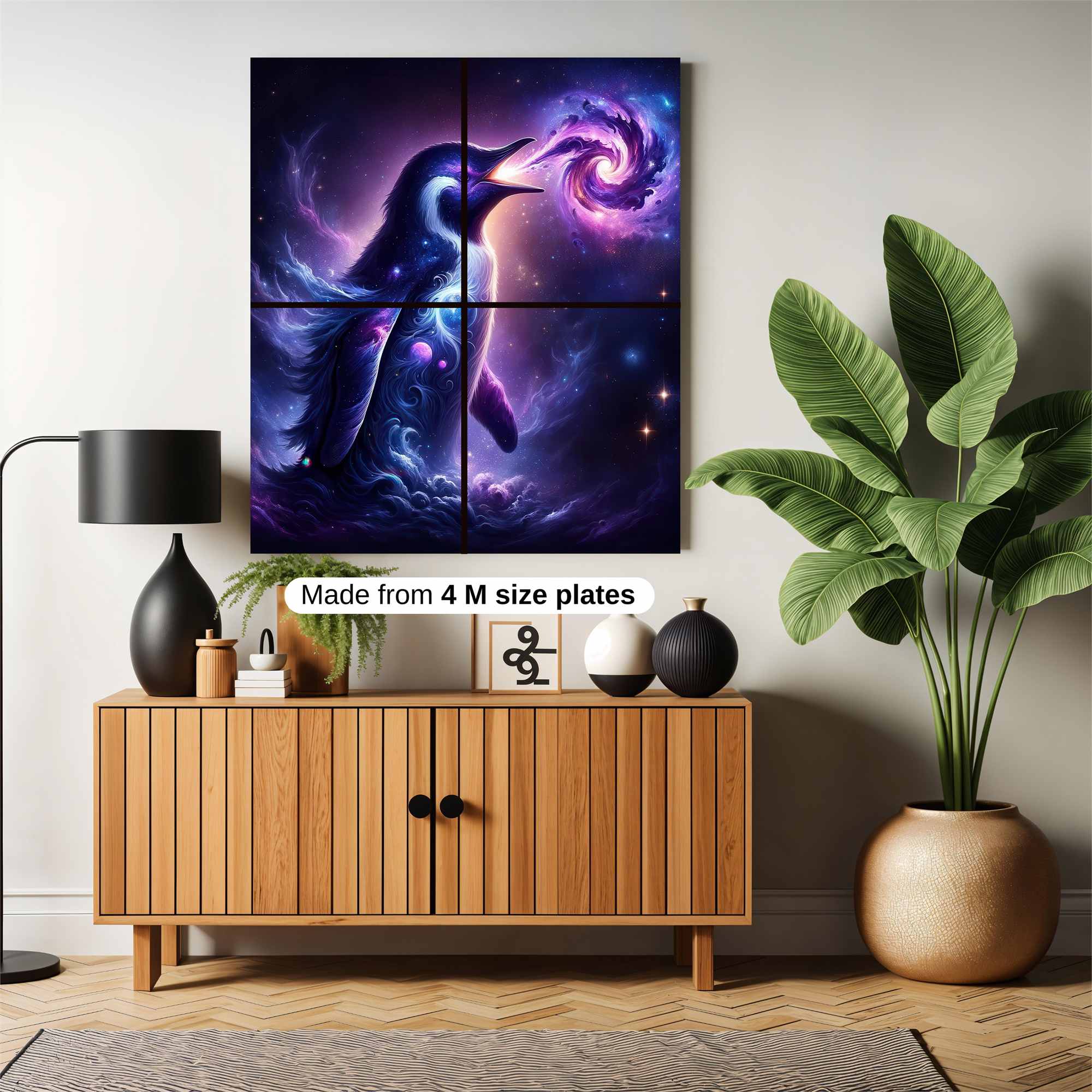 Penguin Cosmic Safe Wall Magnetic / M