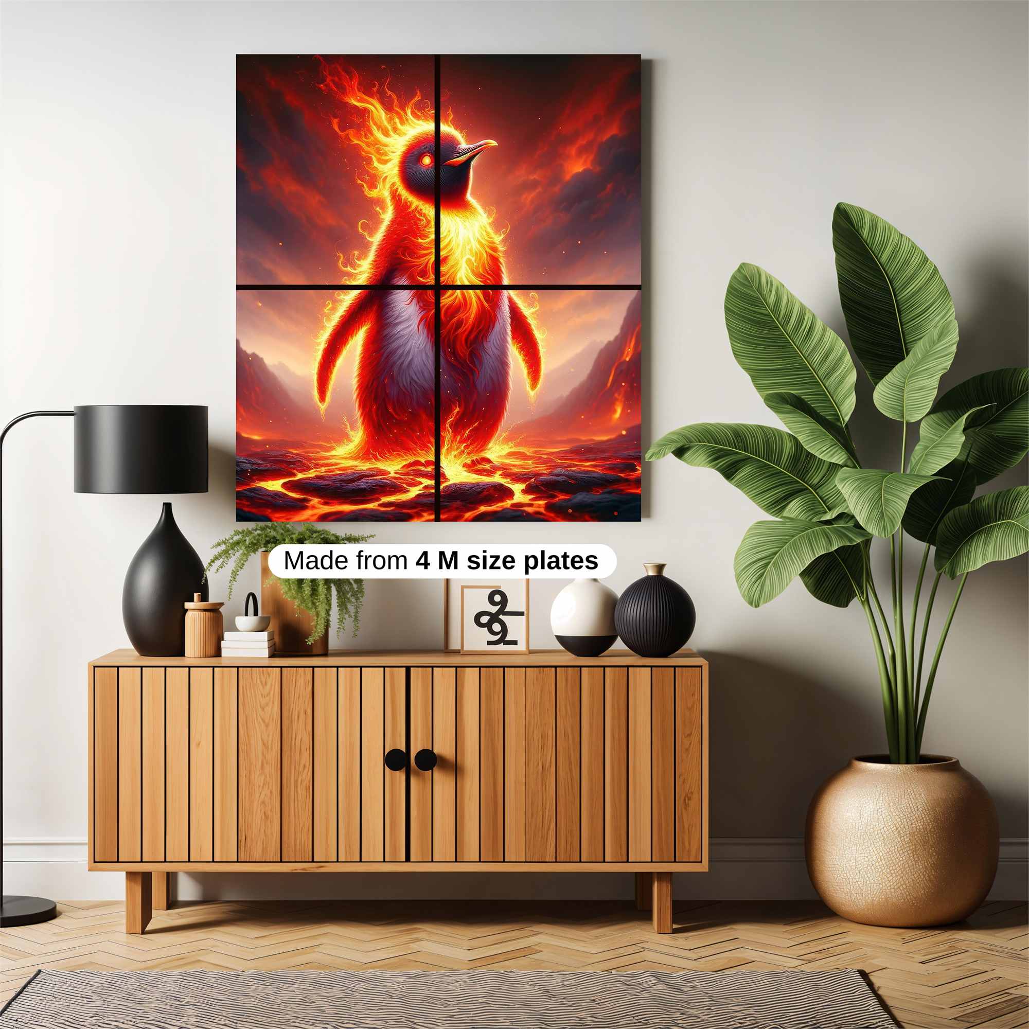 Phoenix Penguin Safe Wall Magnetic / M