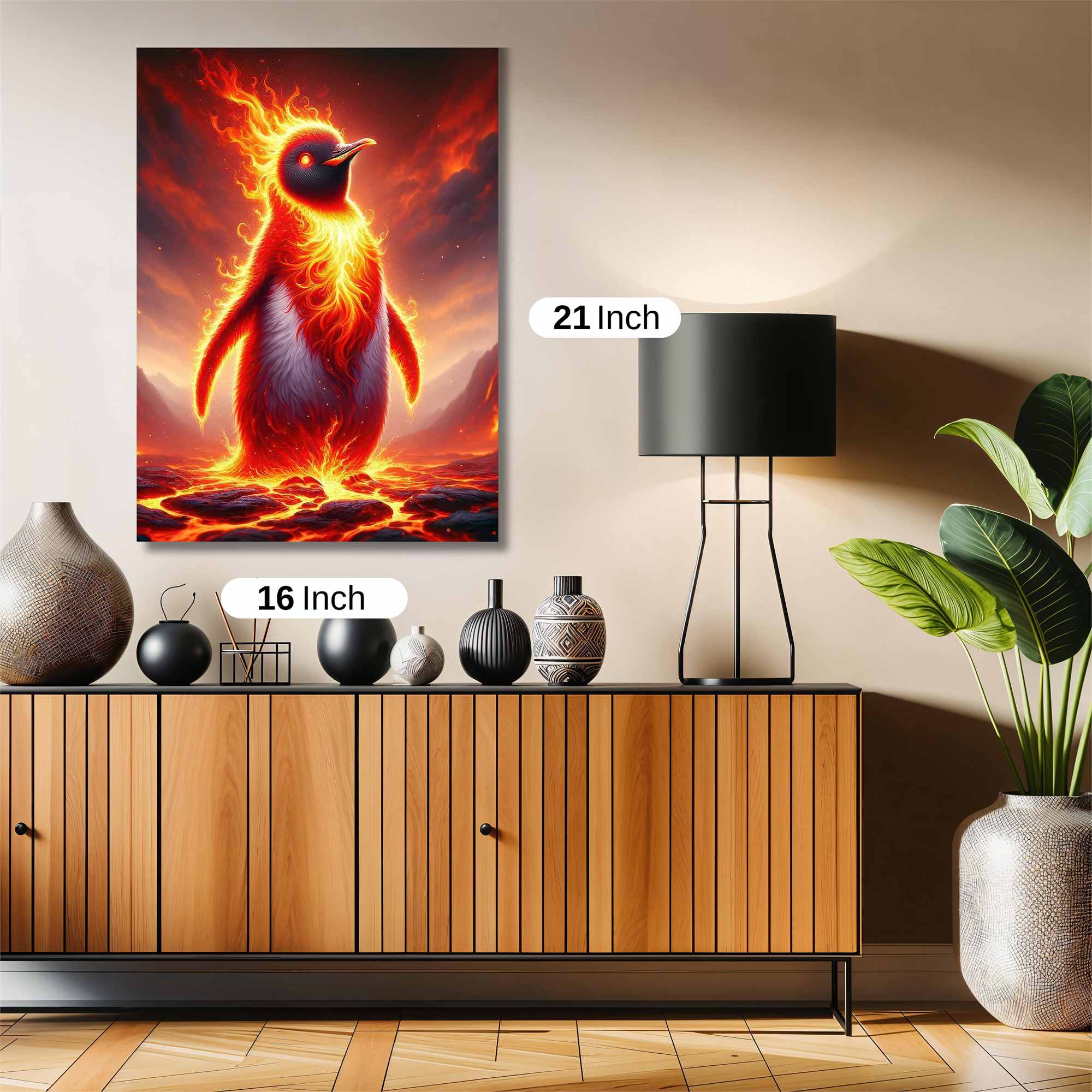 Phoenix Penguin Safe Wall Magnetic / M