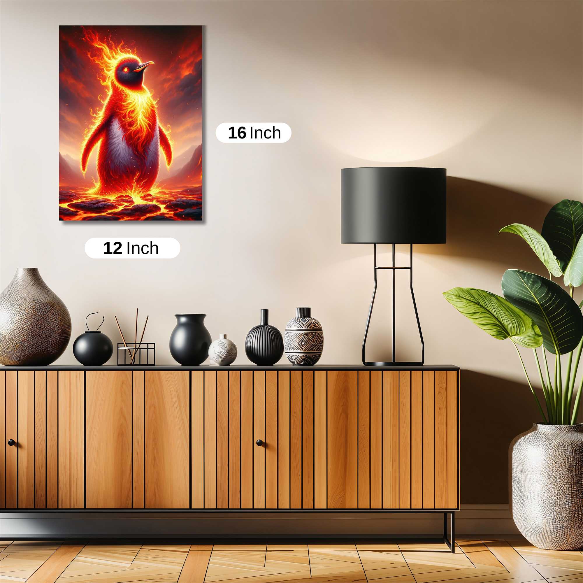 Phoenix Penguin Safe Wall Magnetic / M