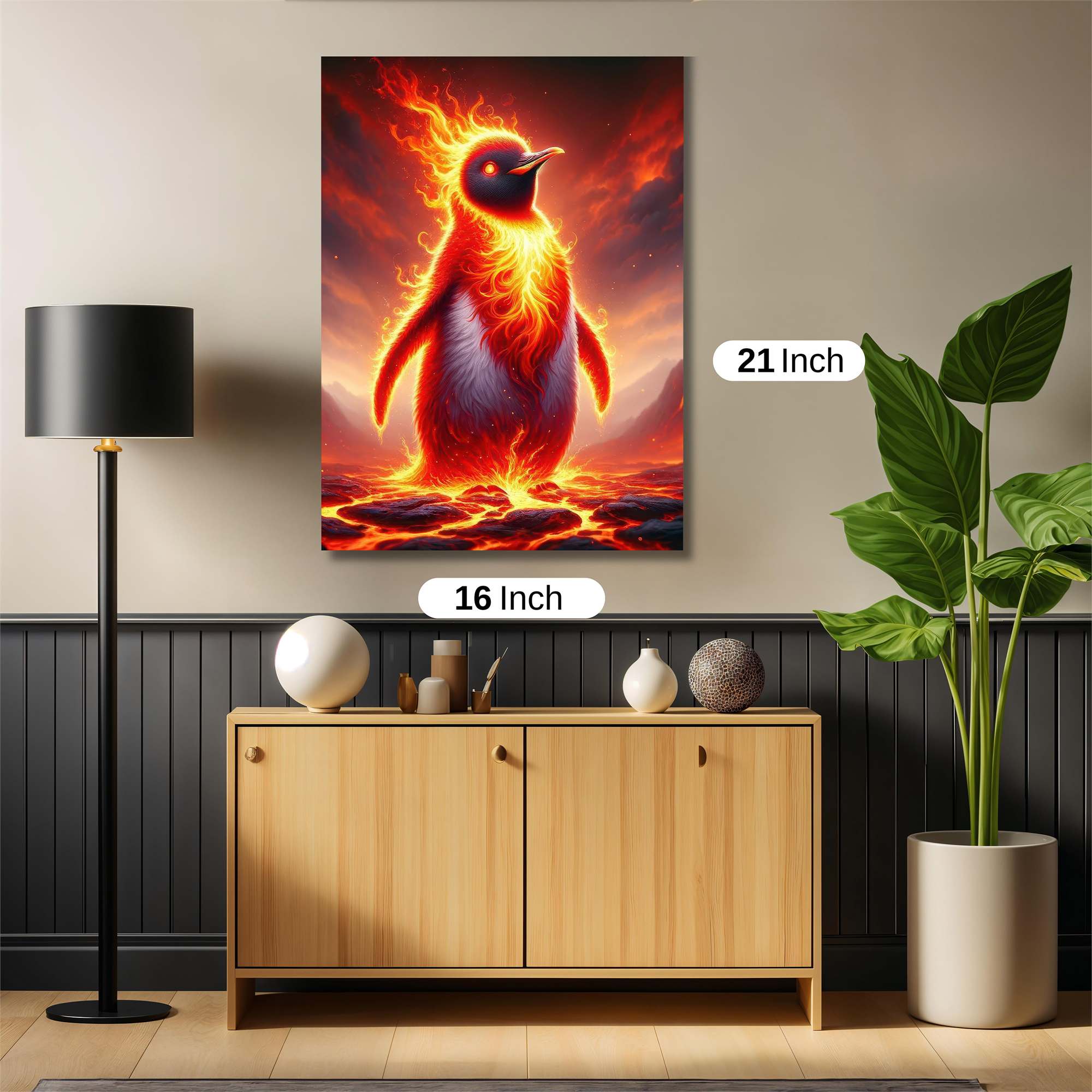 Phoenix Penguin Safe Wall Magnetic / M