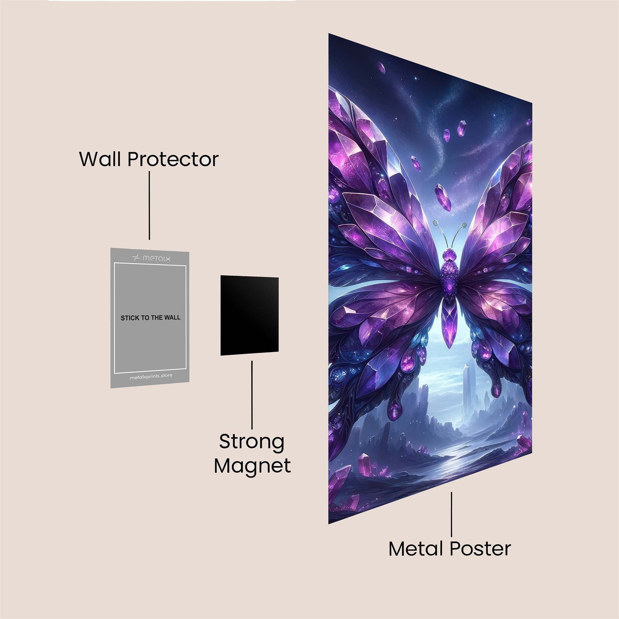 Crystal Majesty Safe Wall Magnetic / M
