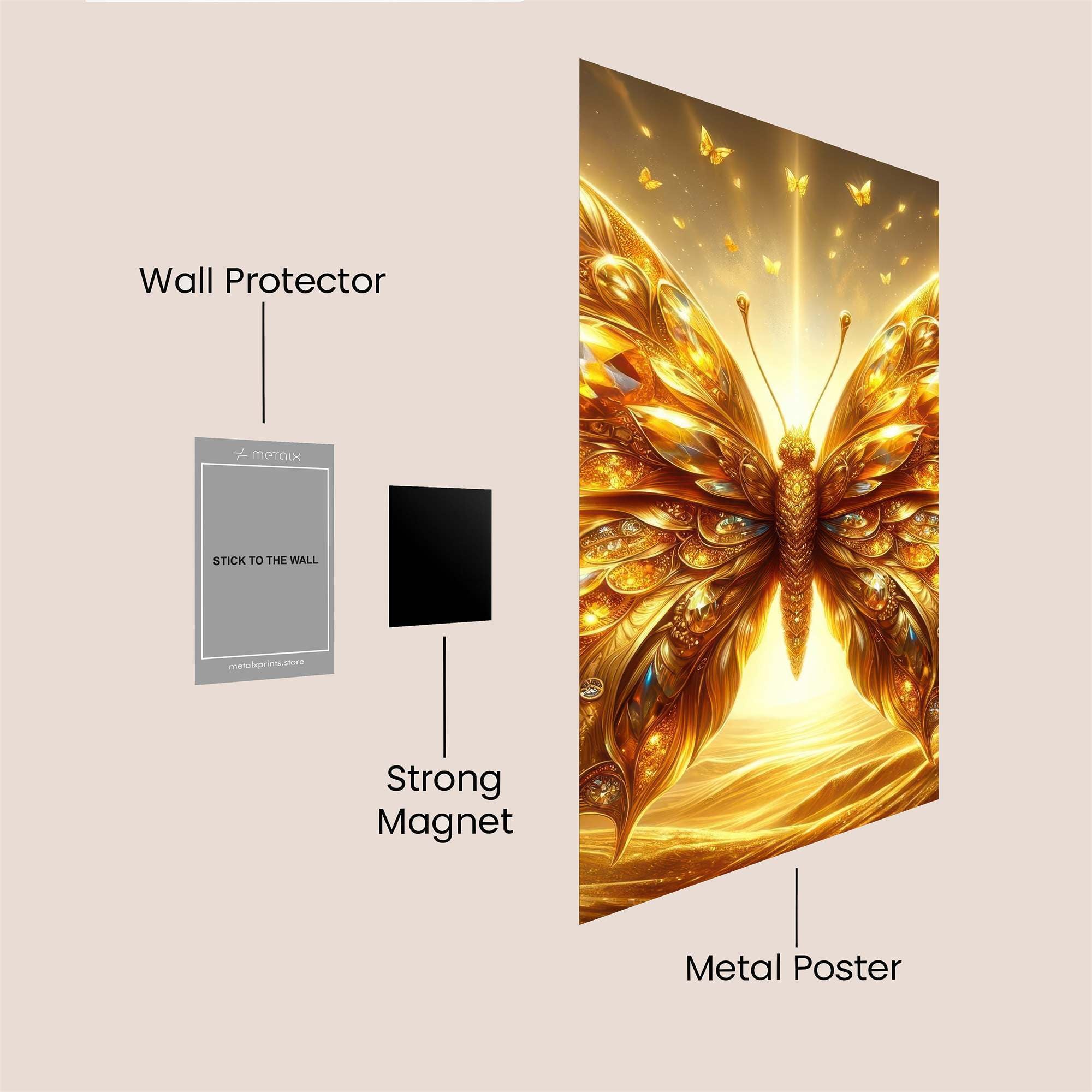 Golden Majesty Safe Wall Magnetic / M