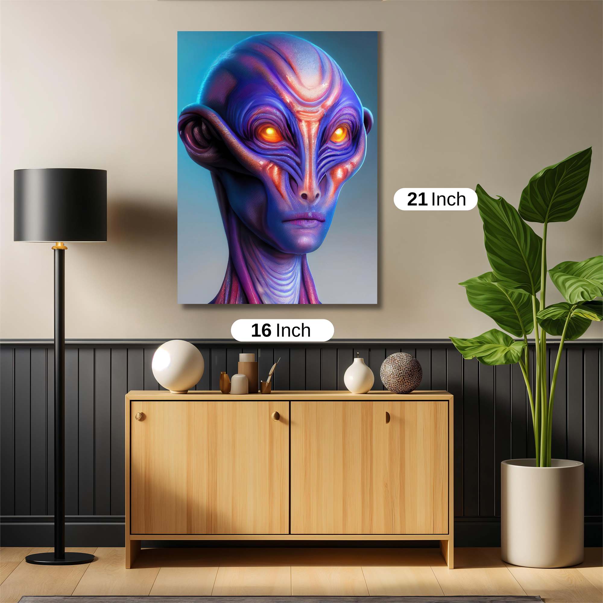 Alien Enigma Safe Wall Magnetic / M