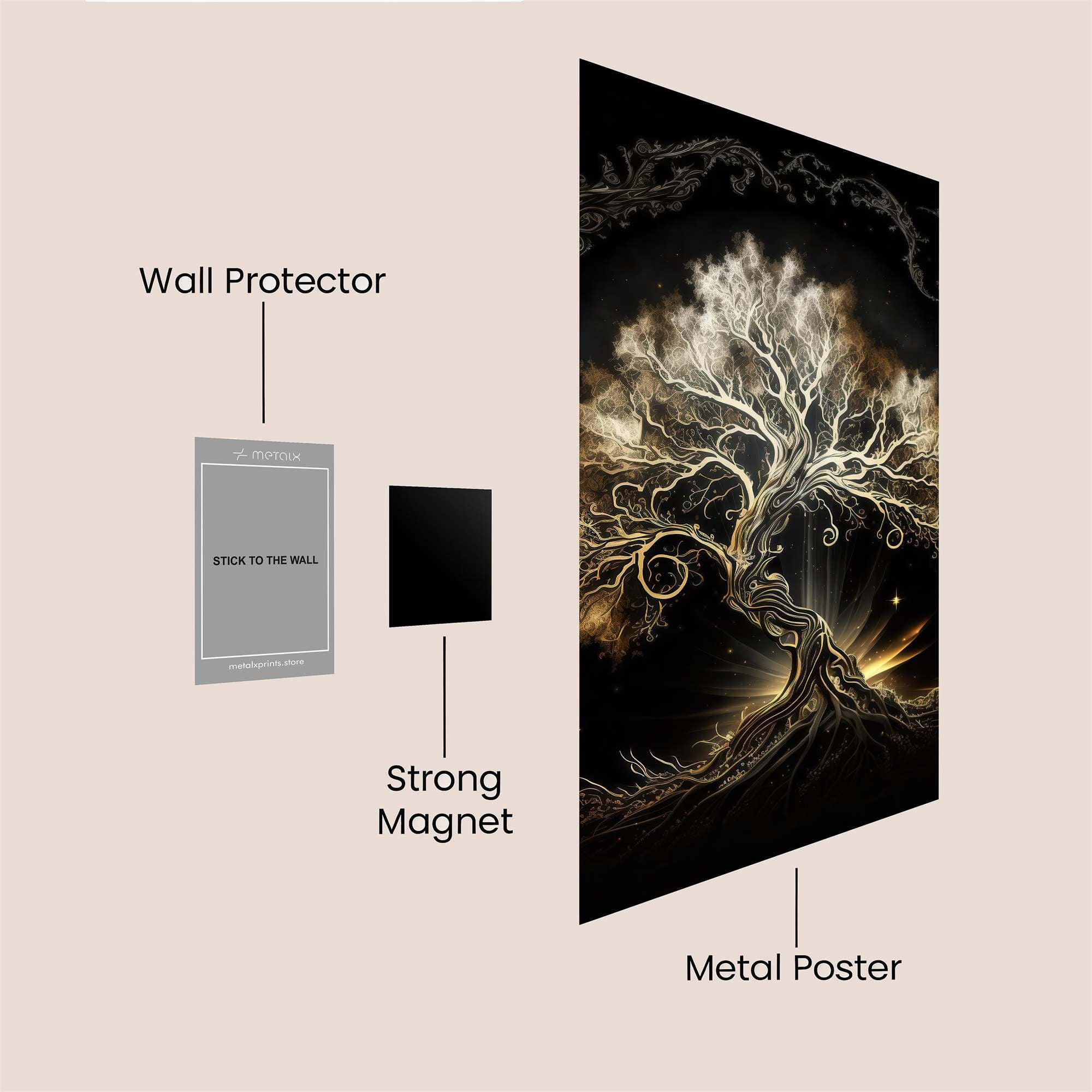Yggdrasil Dream Safe Wall Magnetic / M