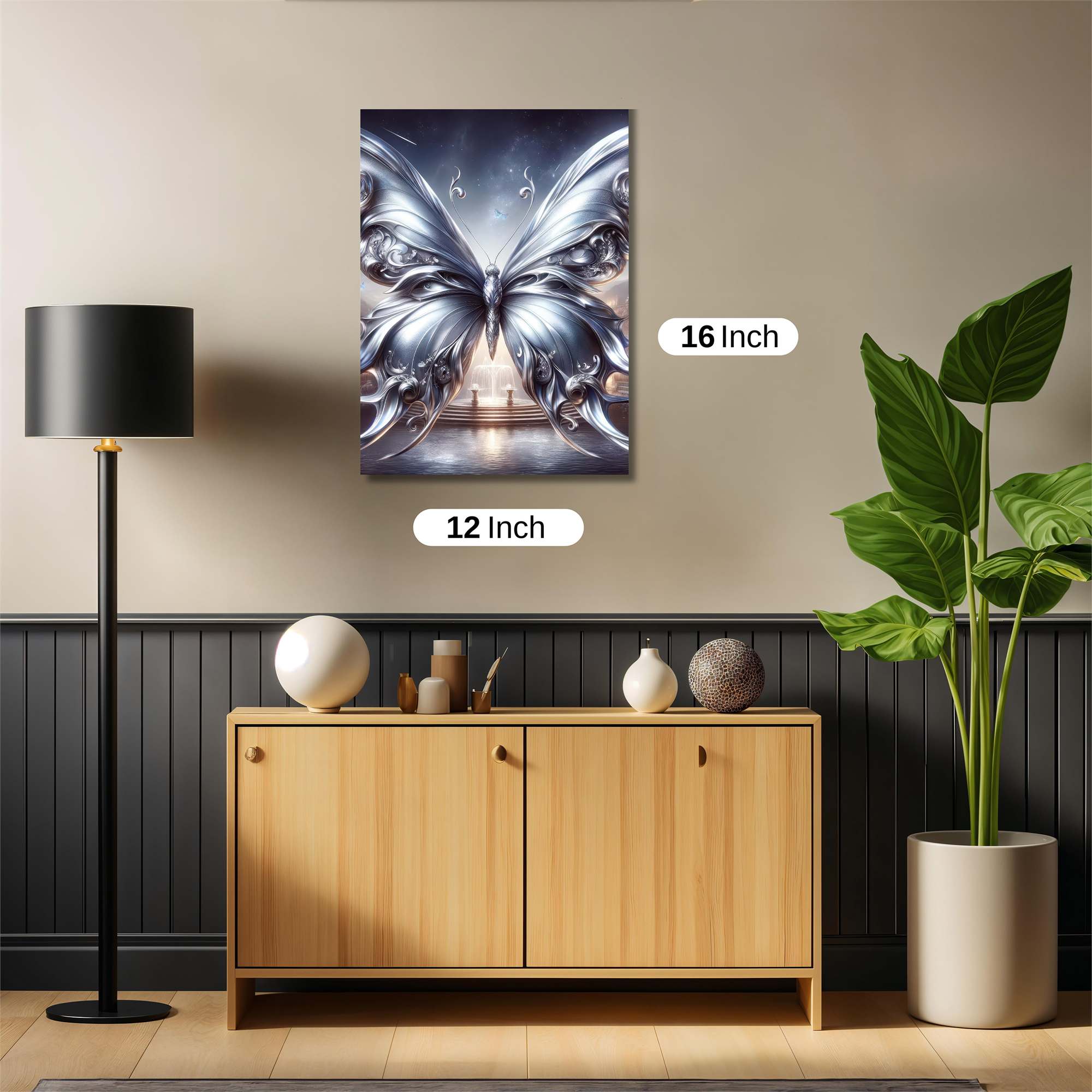 Silver Majesty Safe Wall Magnetic / M