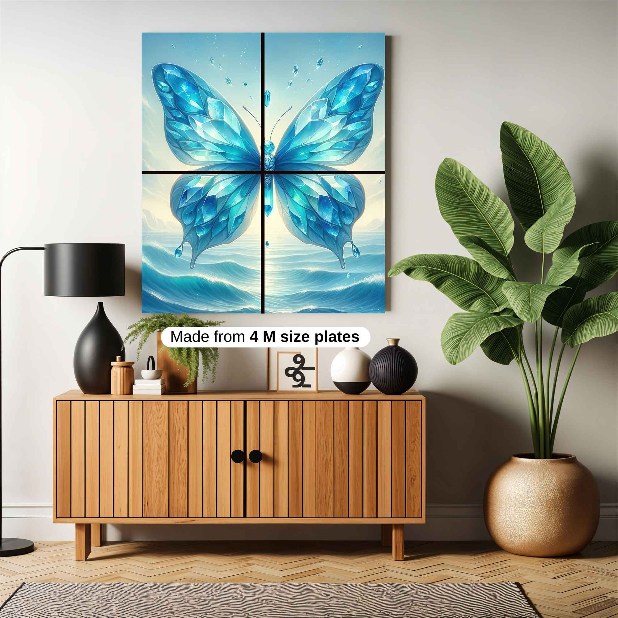 Crystal Serenity Safe Wall Magnetic / M