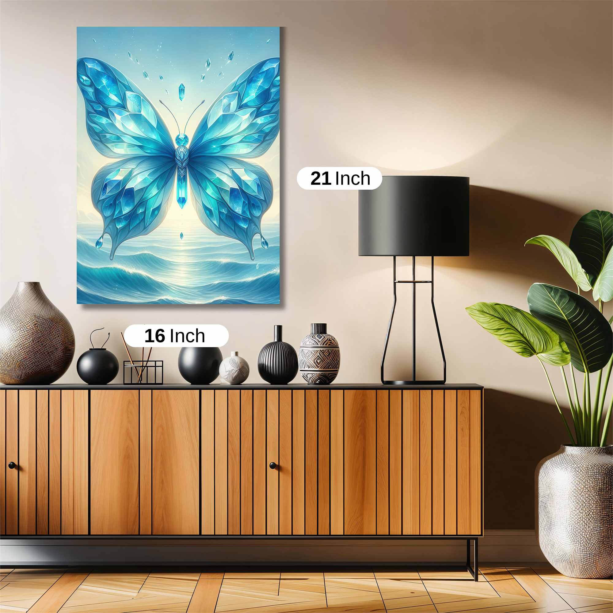 Crystal Serenity Safe Wall Magnetic / M