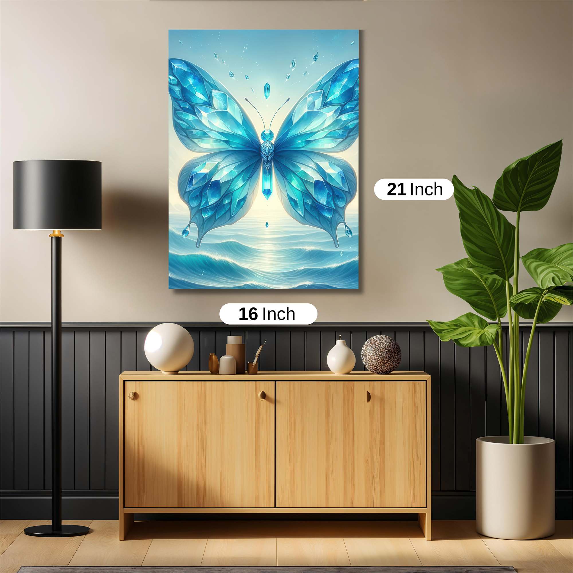 Crystal Serenity Safe Wall Magnetic / M