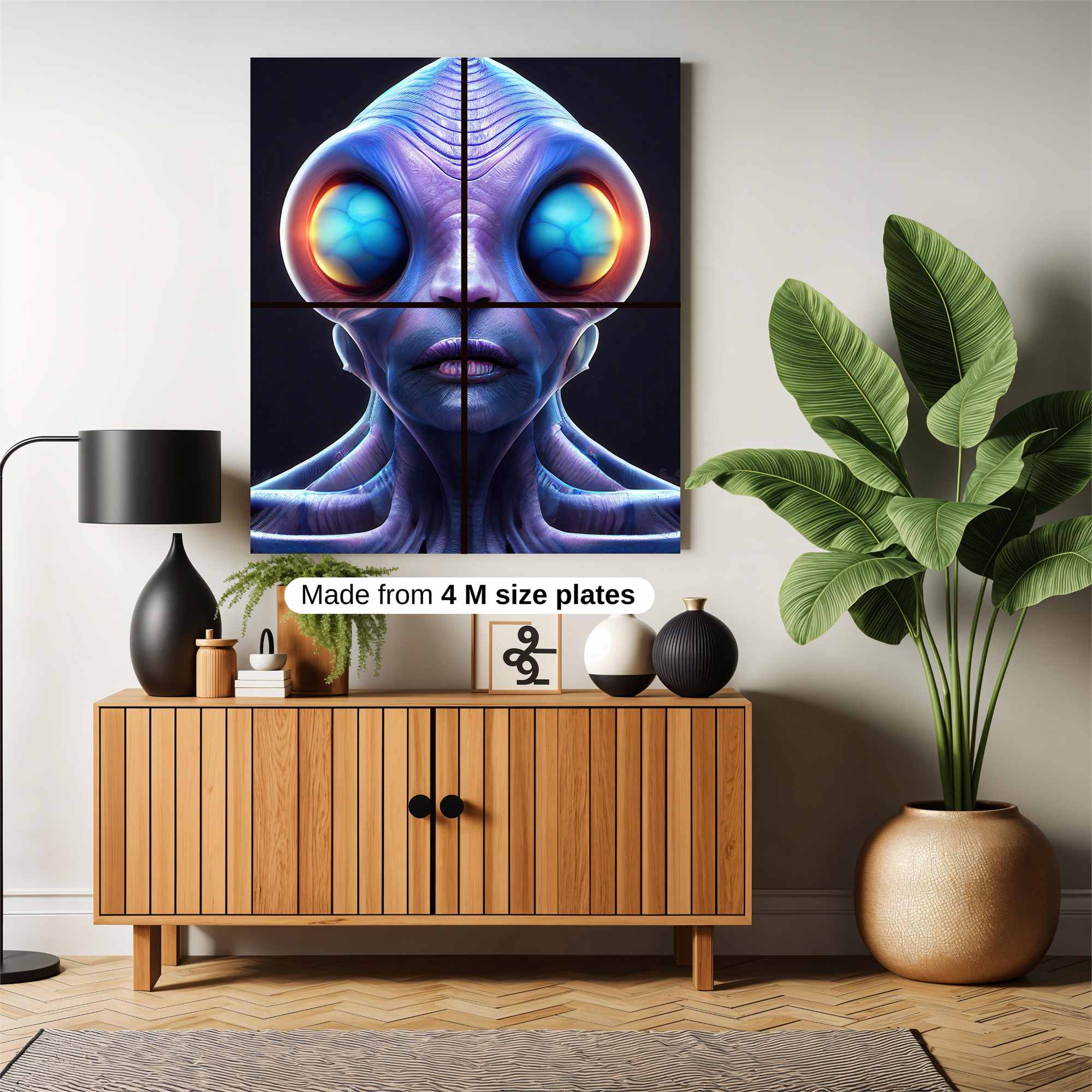 Alien Intrigue Safe Wall Magnetic / M