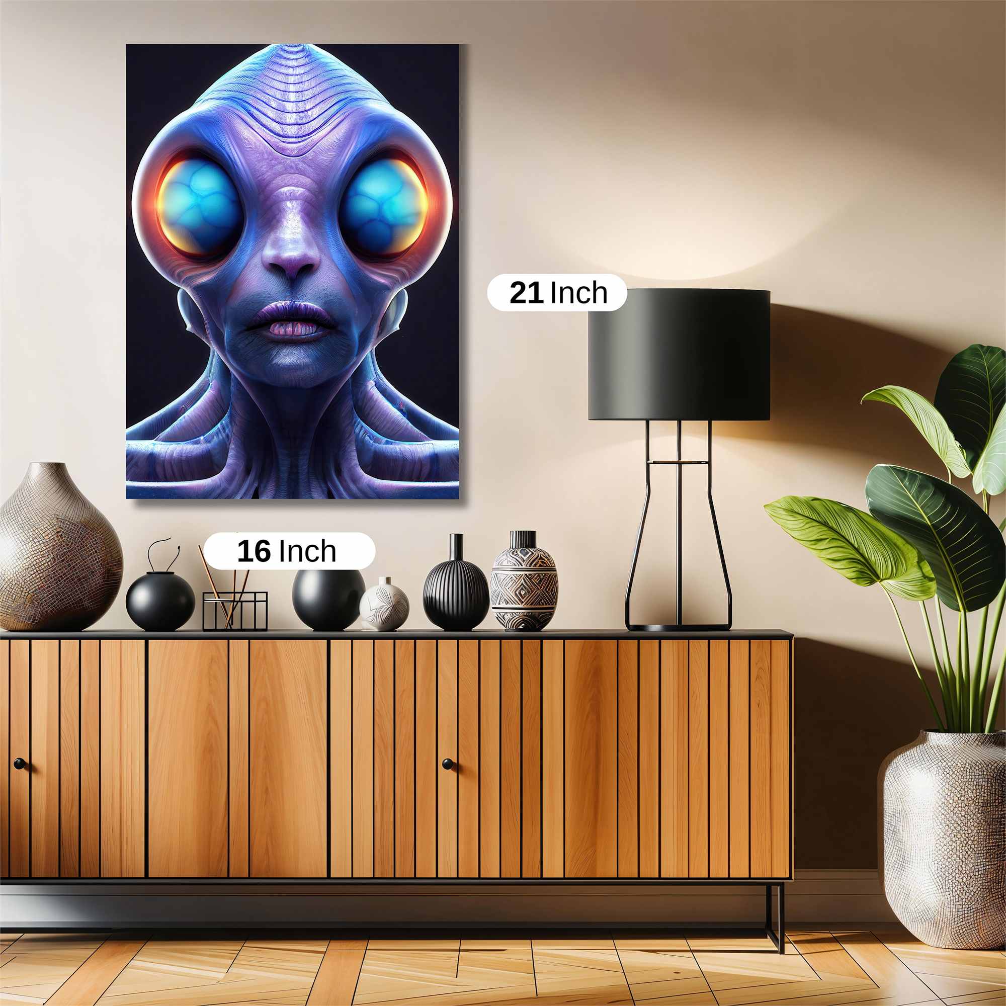 Alien Intrigue Safe Wall Magnetic / M