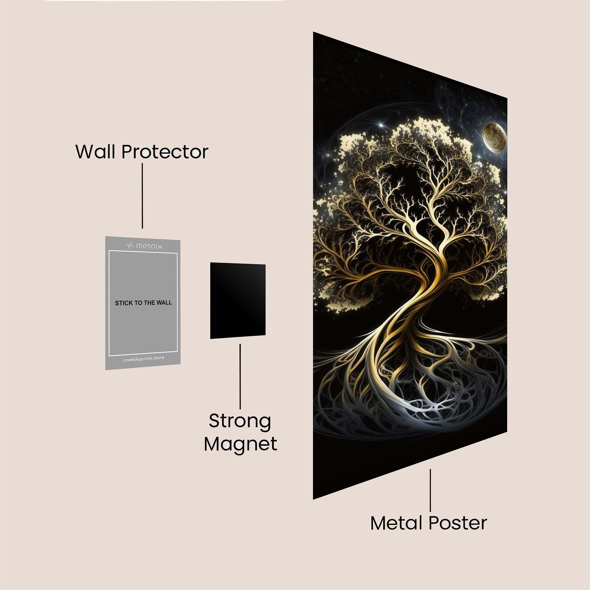 Celestial Serenity Safe Wall Magnetic / M