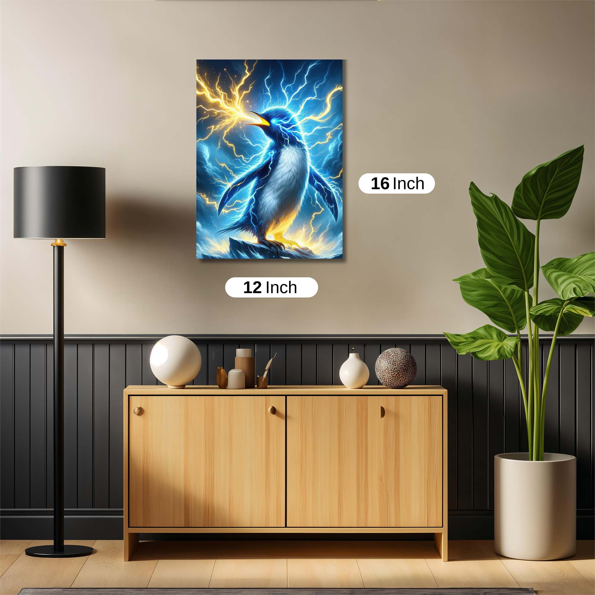 Thunder Penguin Safe Wall Magnetic / M
