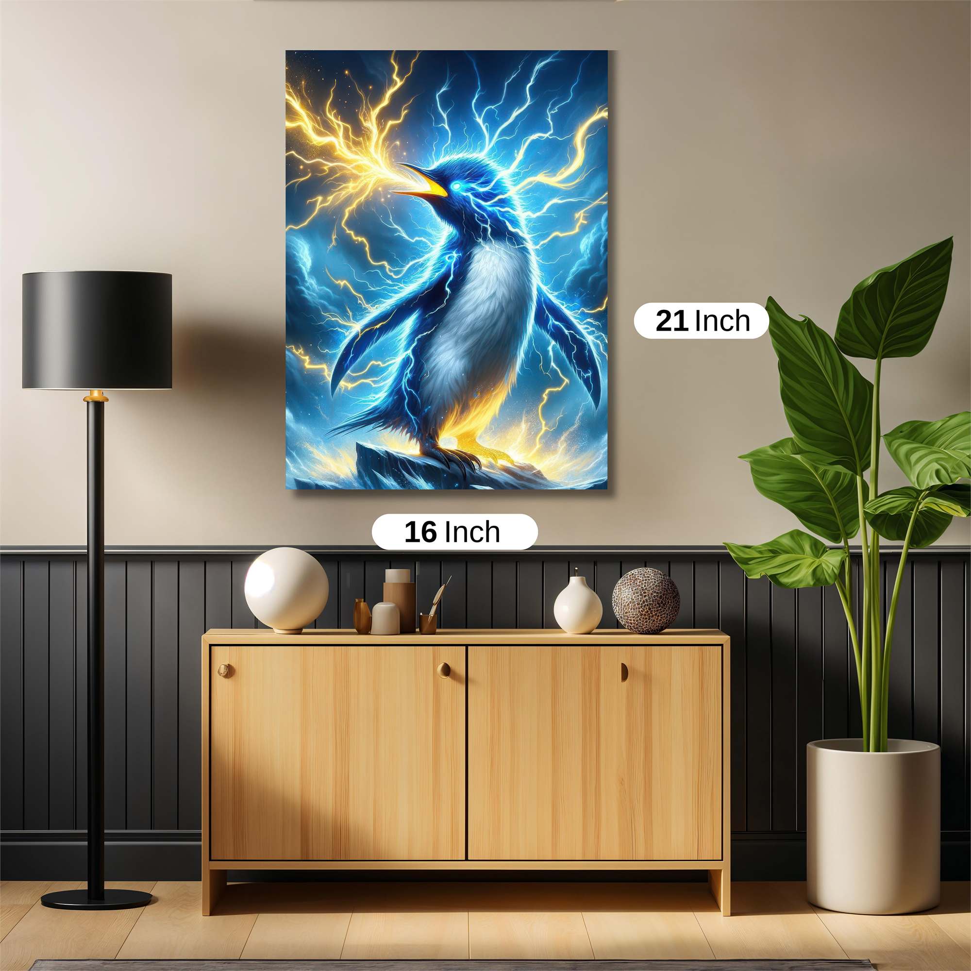 Thunder Penguin Safe Wall Magnetic / M