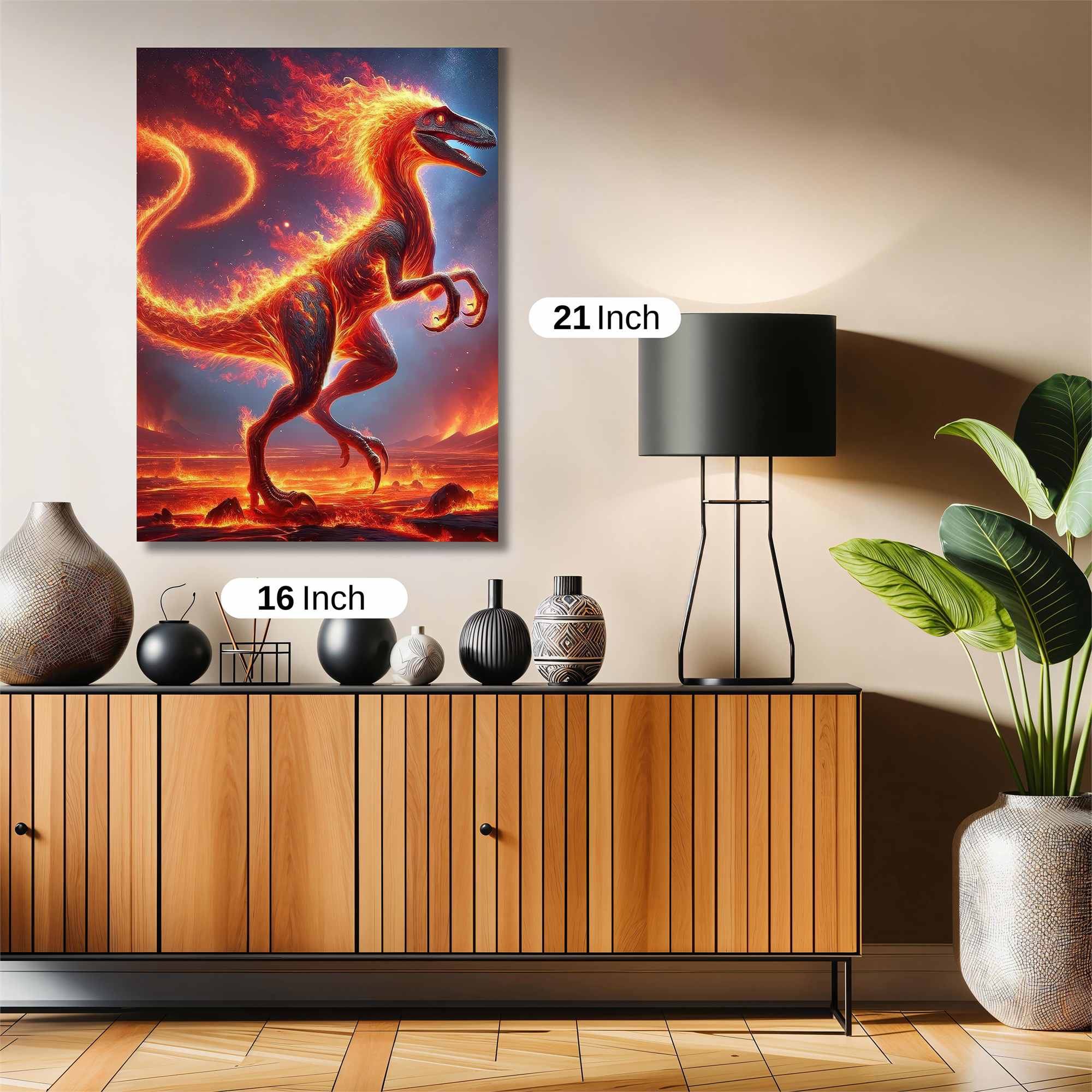 Velociraptor Blaze Safe Wall Magnetic / M