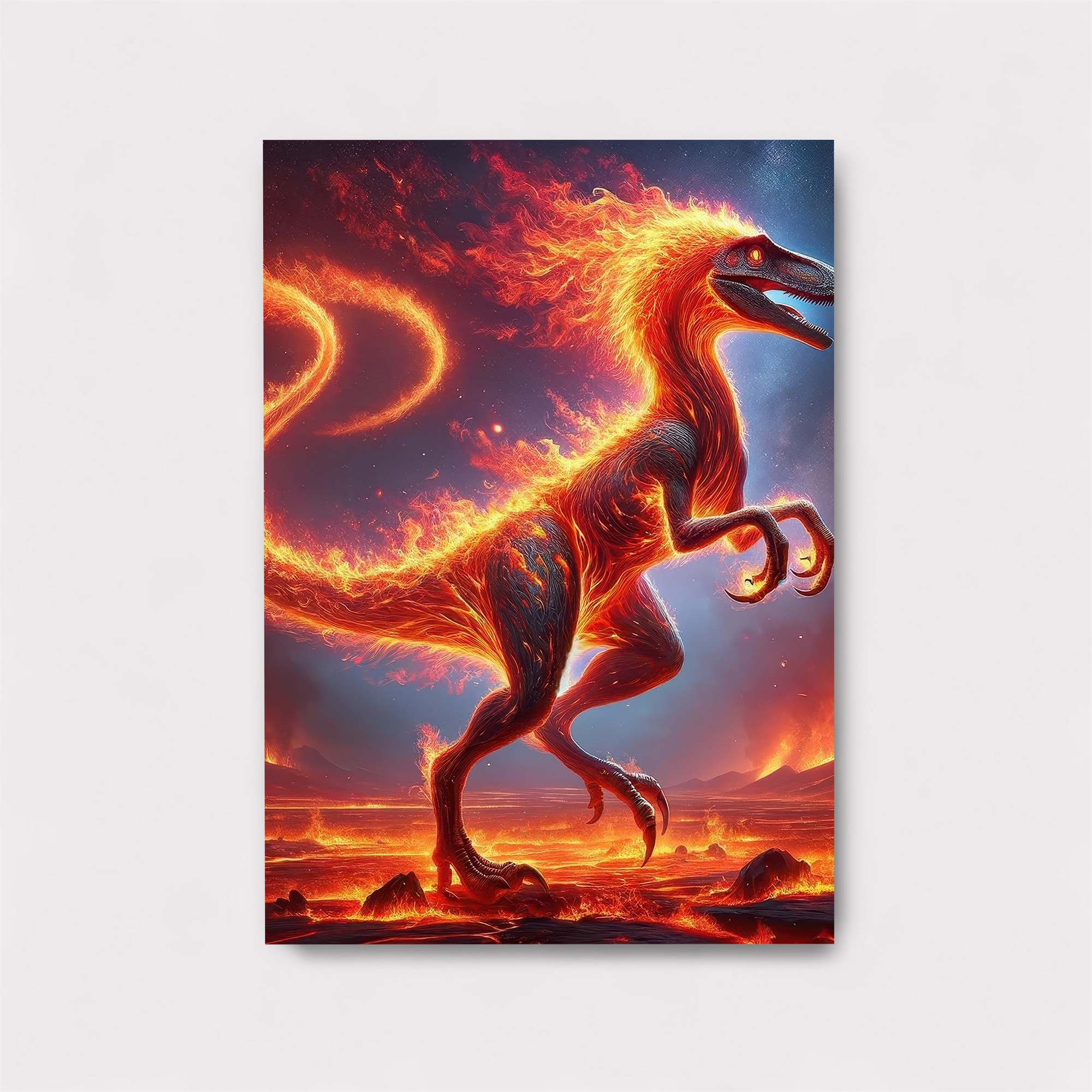 Velociraptor Blaze Safe Wall Magnetic / M