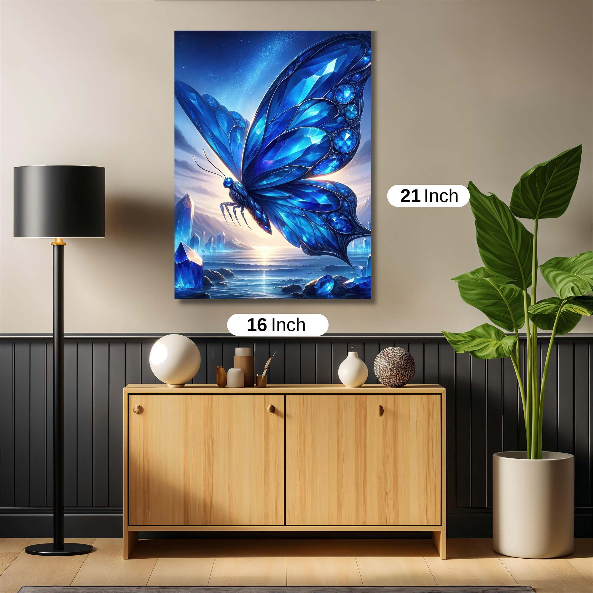 Crystal Serenity Safe Wall Magnetic / M