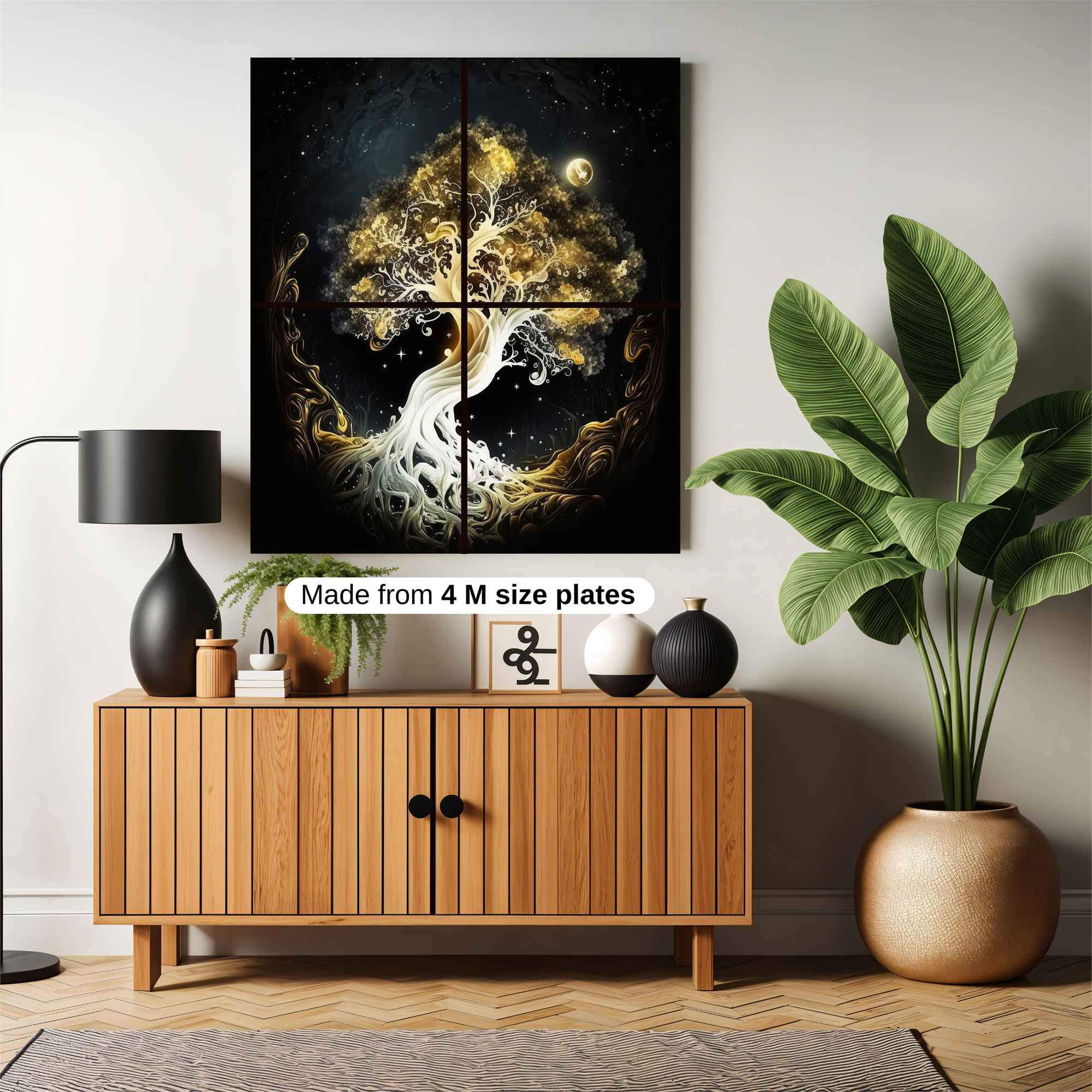 Golden Serenity Safe Wall Magnetic / M