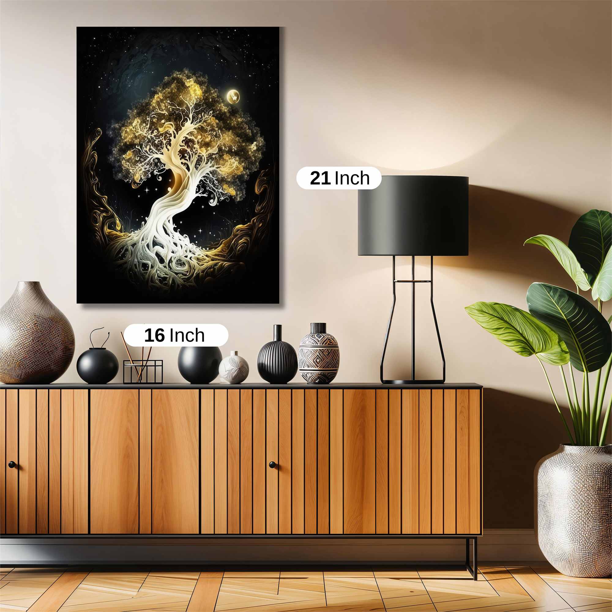 Golden Serenity Safe Wall Magnetic / M