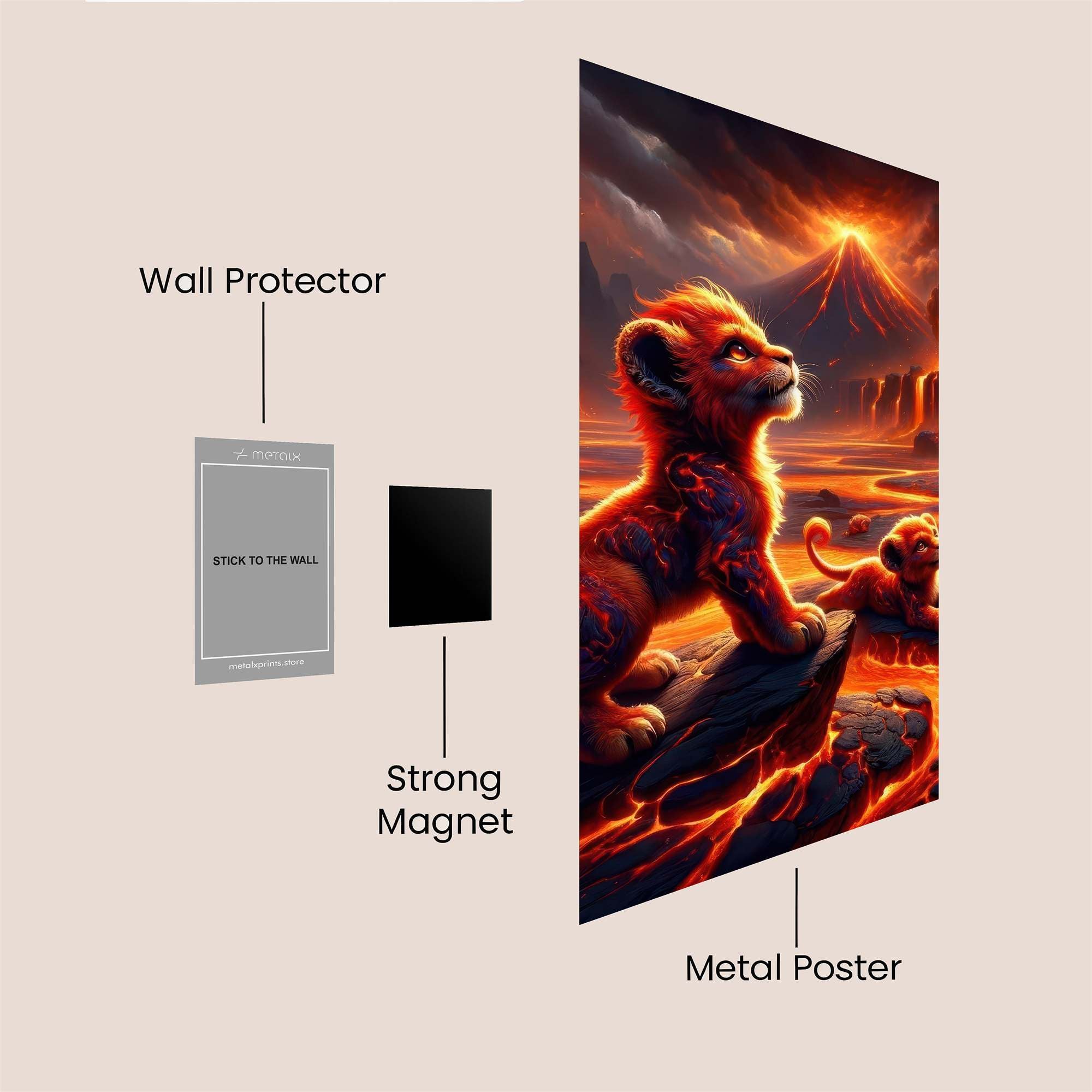 Simba Inferno Safe Wall Magnetic / M