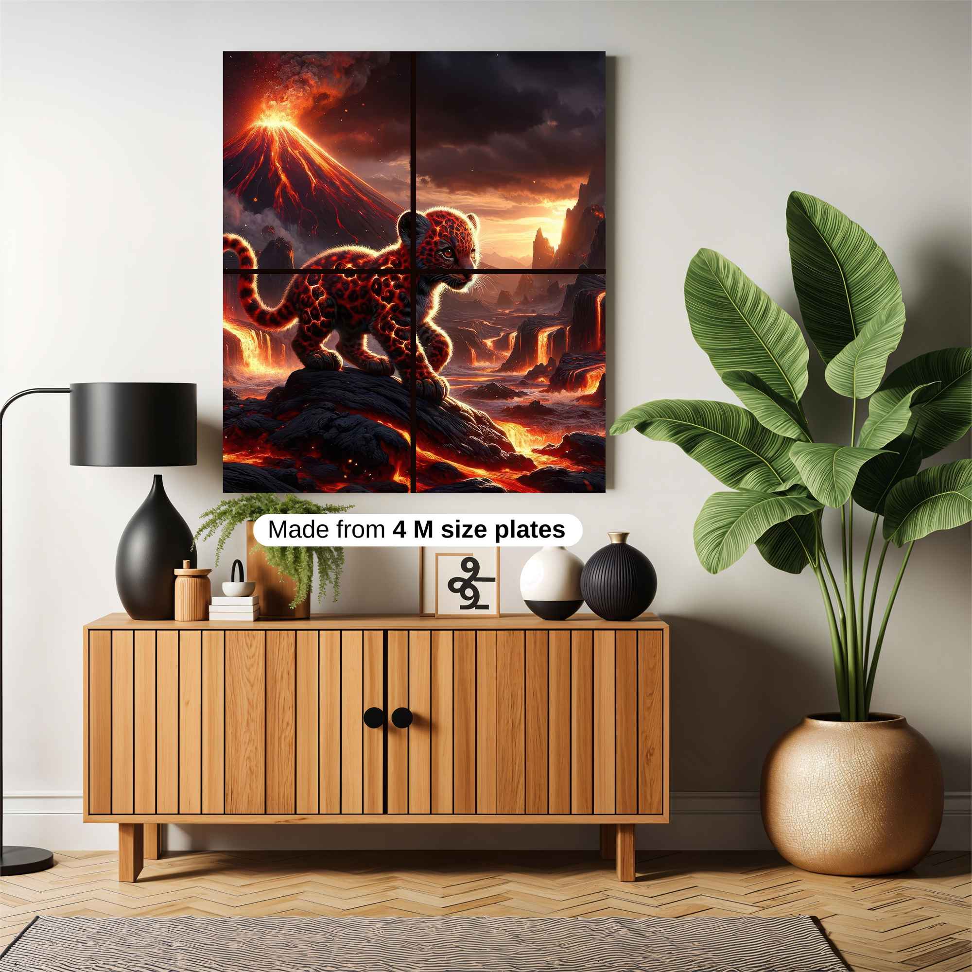 Lava Leopard Safe Wall Magnetic / M