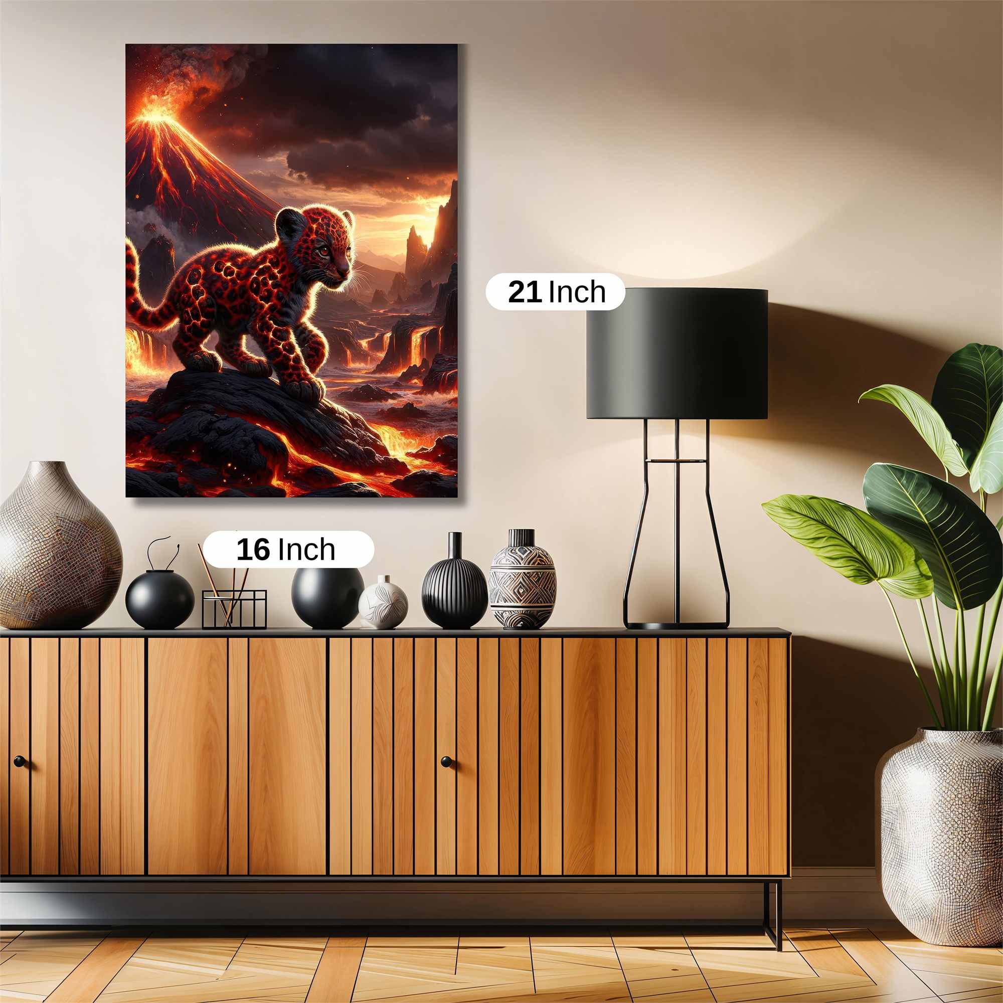 Lava Leopard Safe Wall Magnetic / M