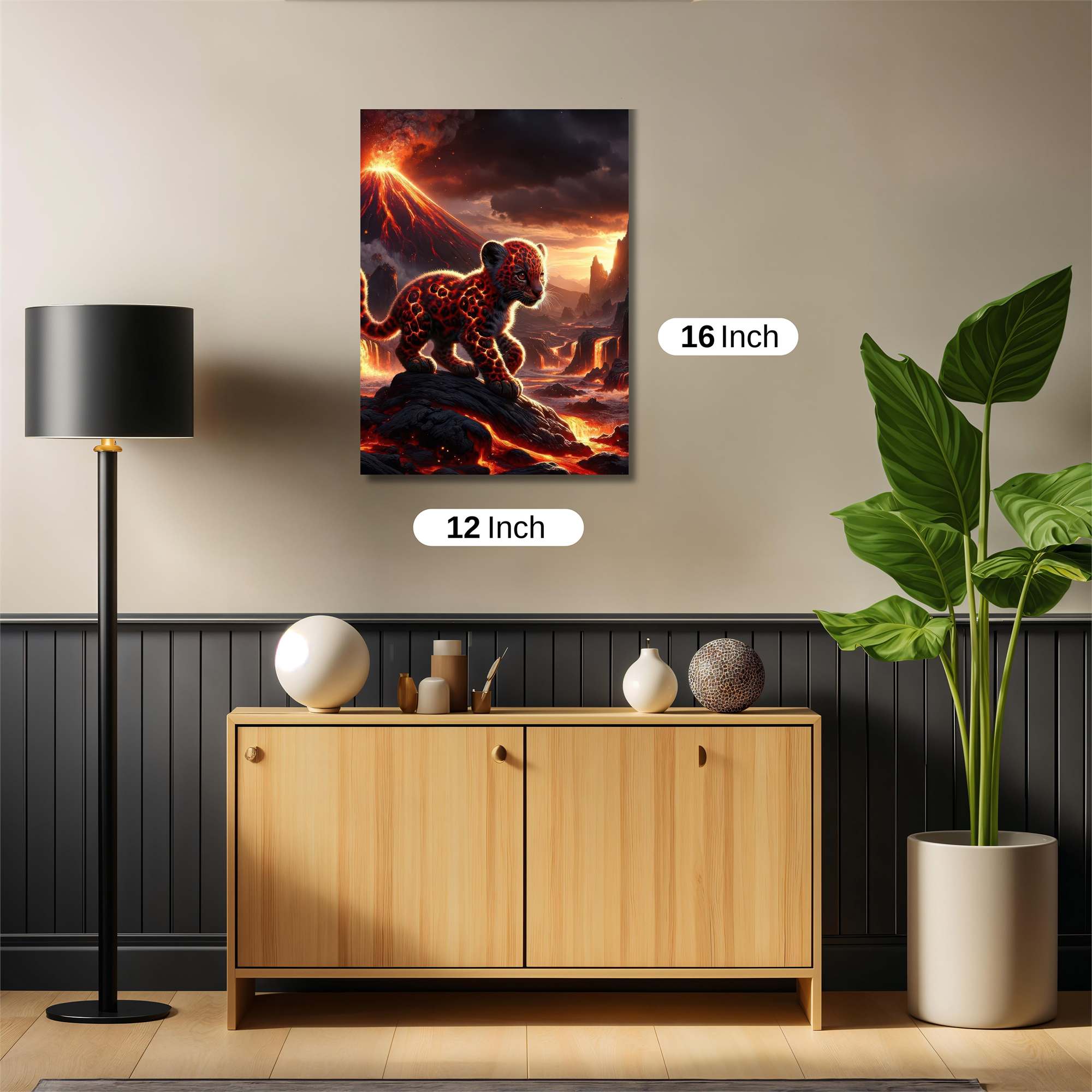 Lava Leopard Safe Wall Magnetic / M