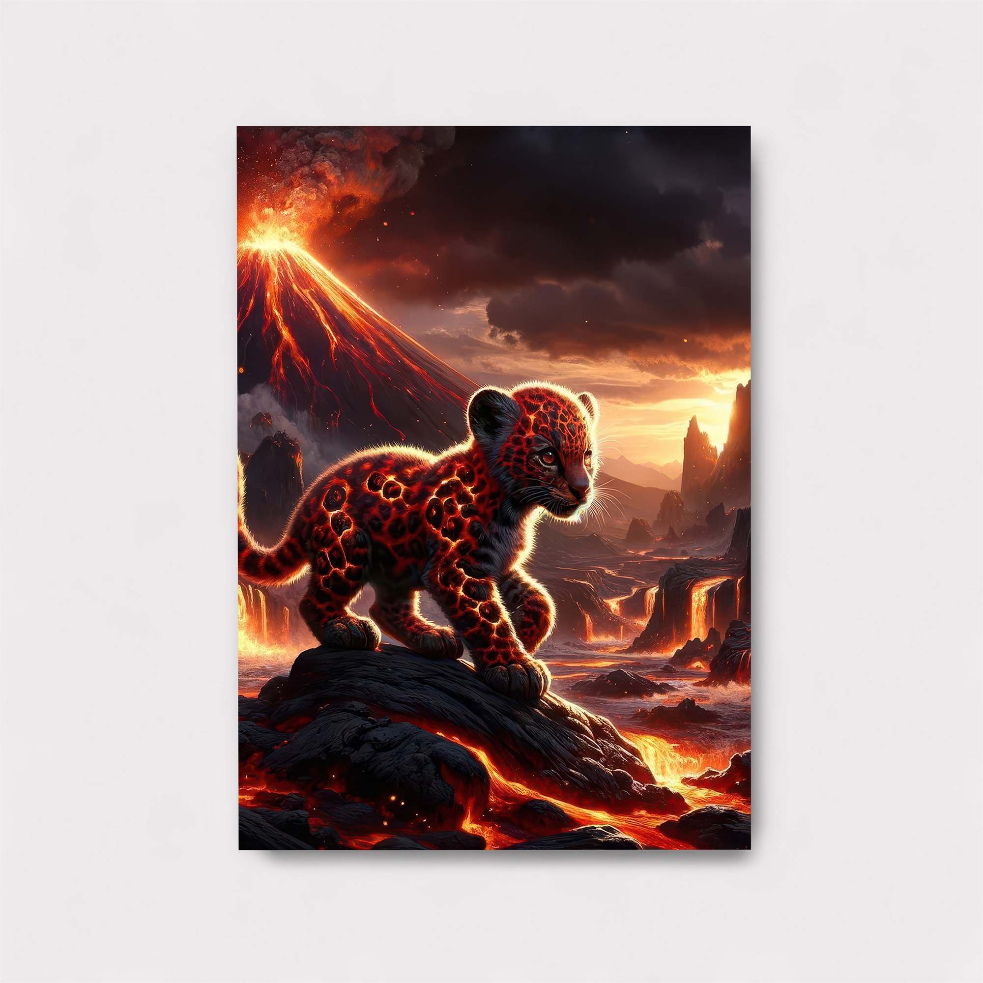 Lava Leopard Safe Wall Magnetic / M