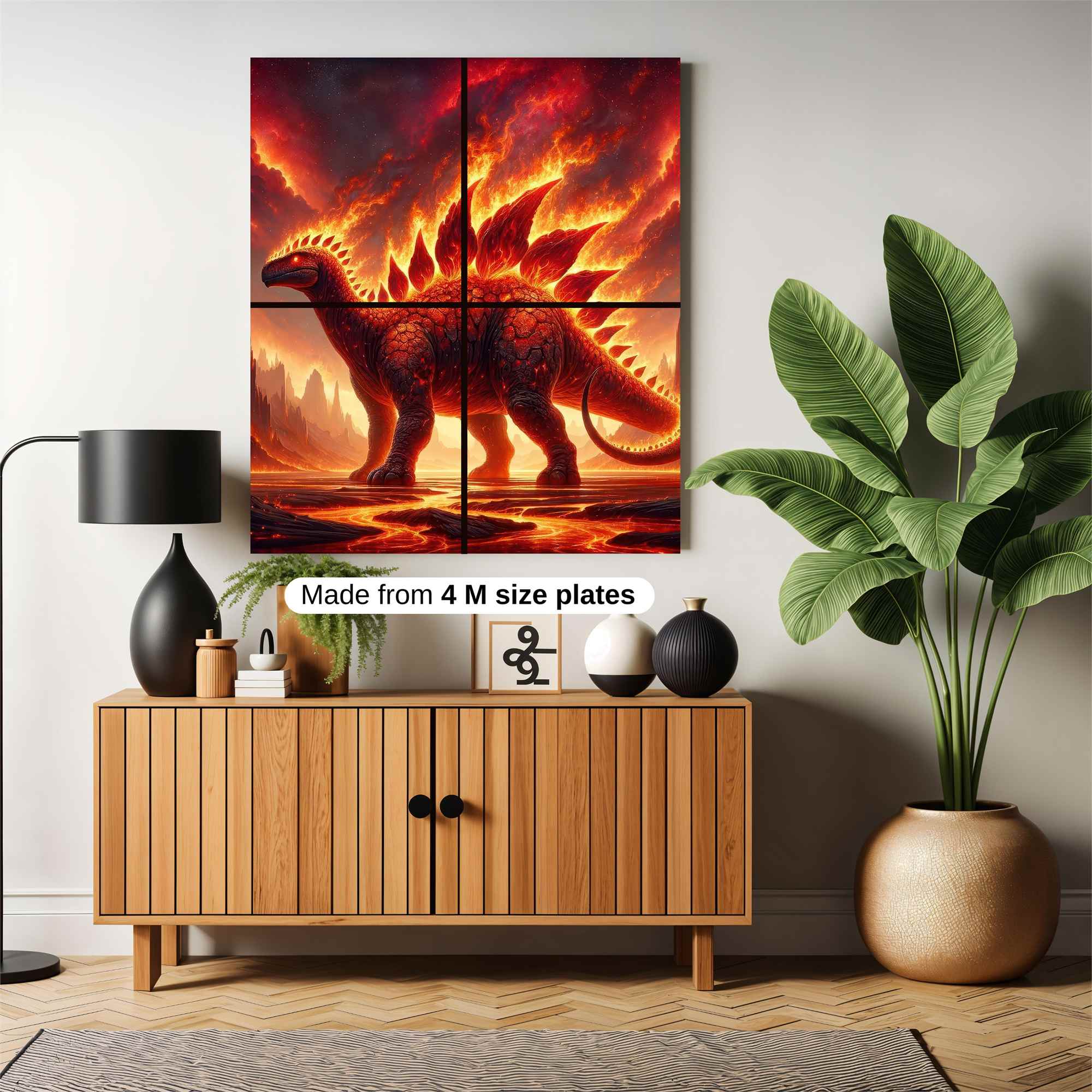 Inferno Stegosaurus Safe Wall Magnetic / M
