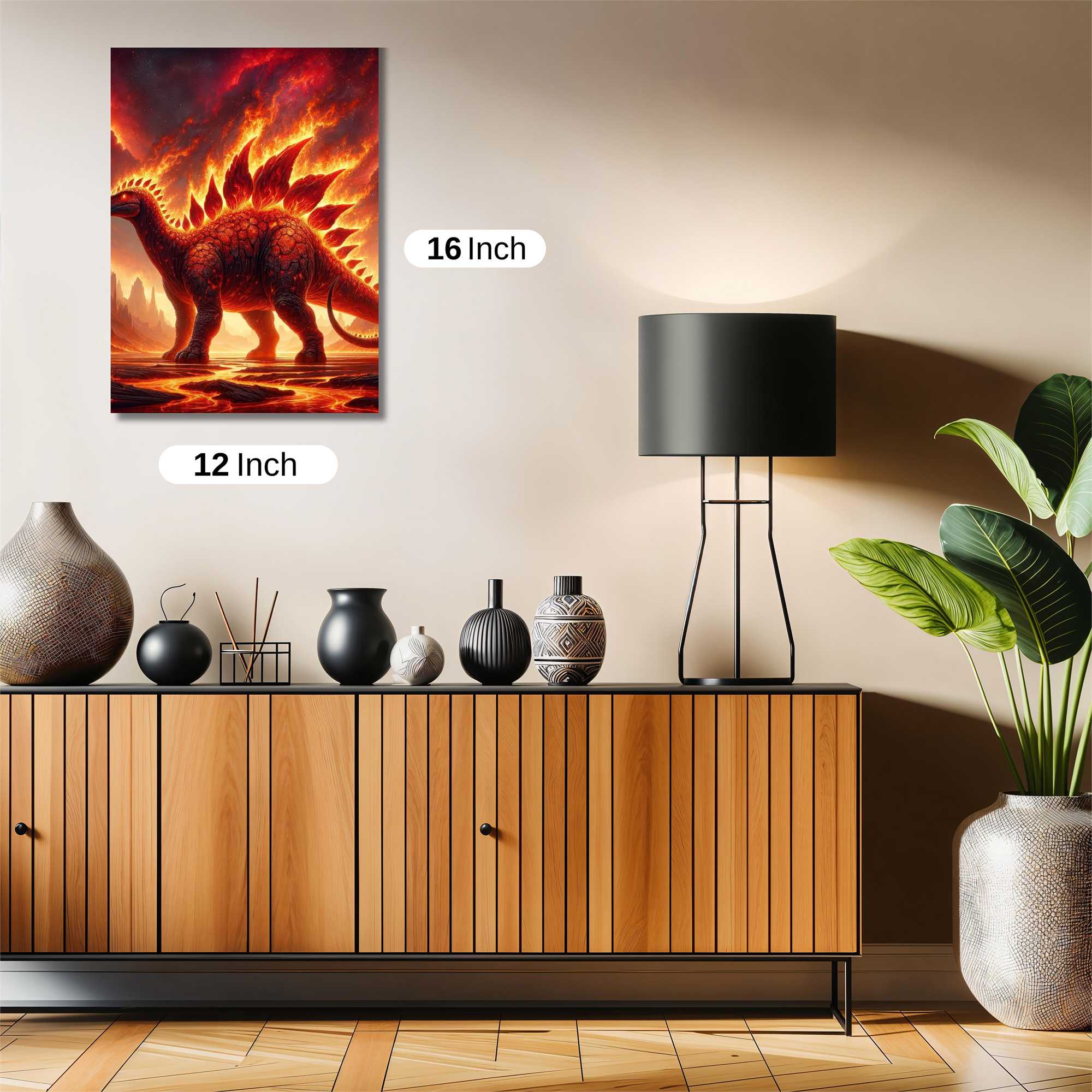 Inferno Stegosaurus Safe Wall Magnetic / M