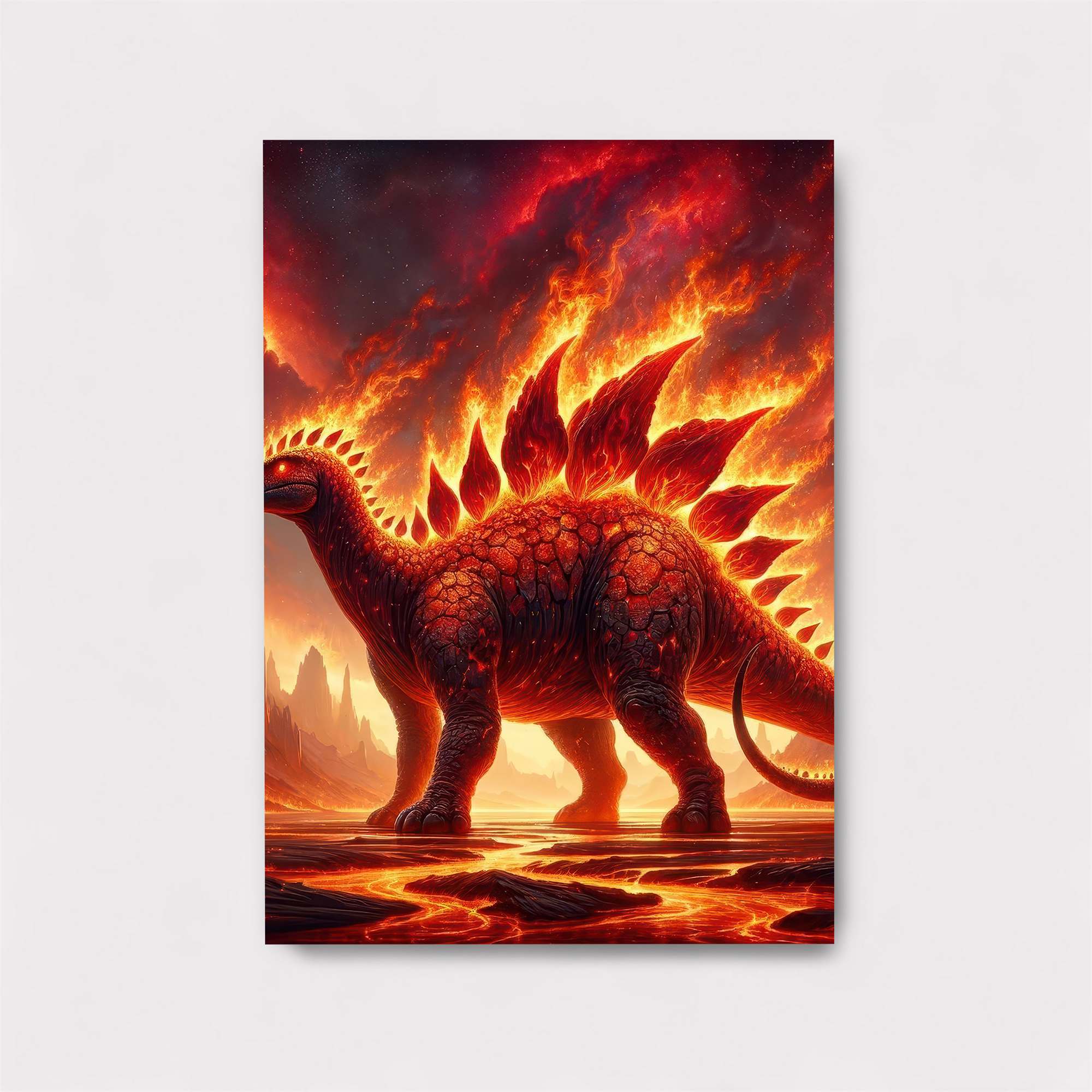 Inferno Stegosaurus Safe Wall Magnetic / M