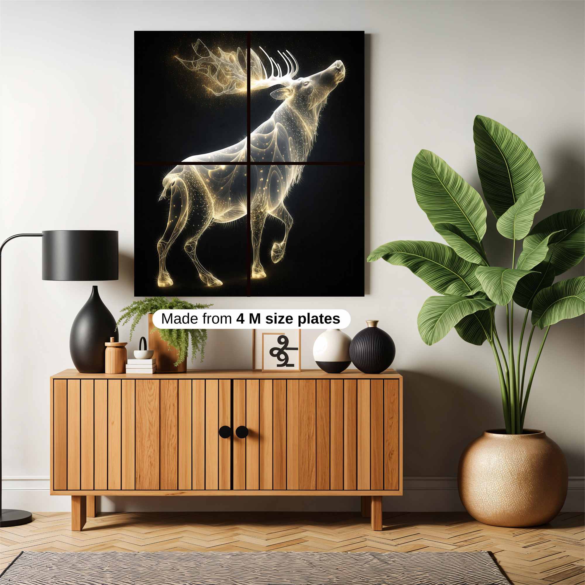 Stardust Stag Safe Wall Magnetic / M