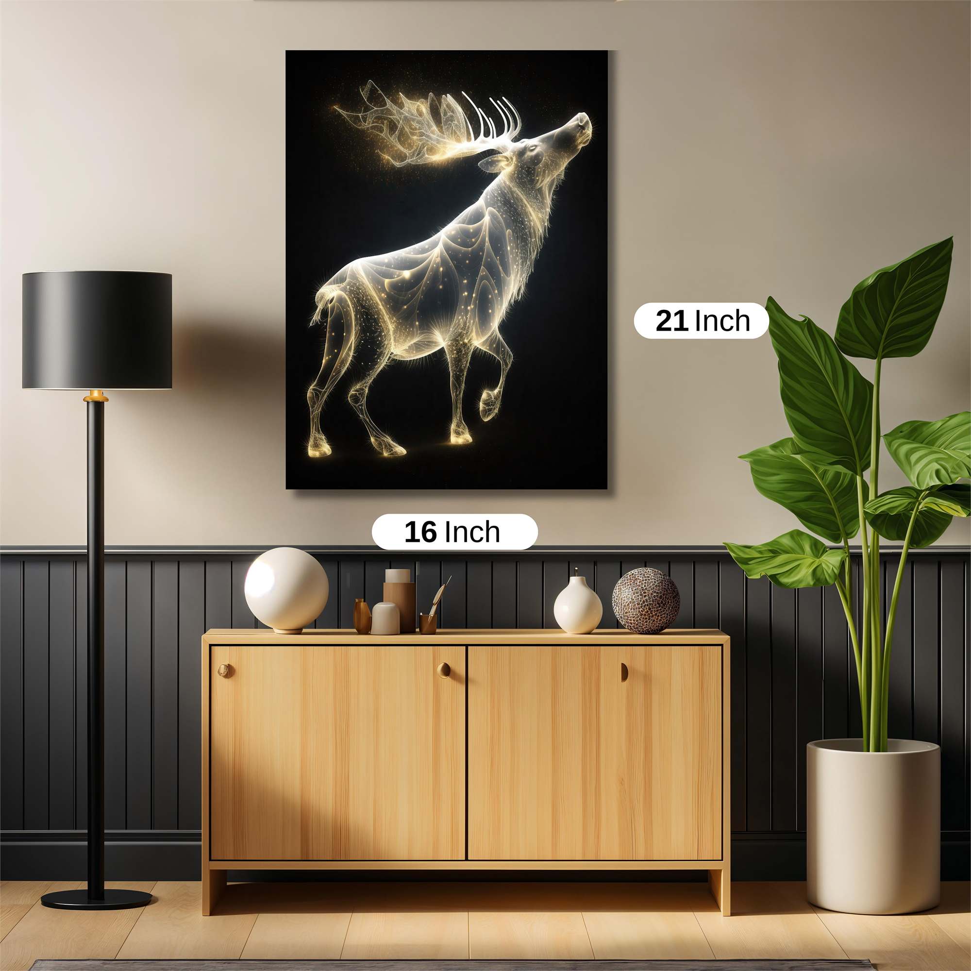 Stardust Stag Safe Wall Magnetic / M