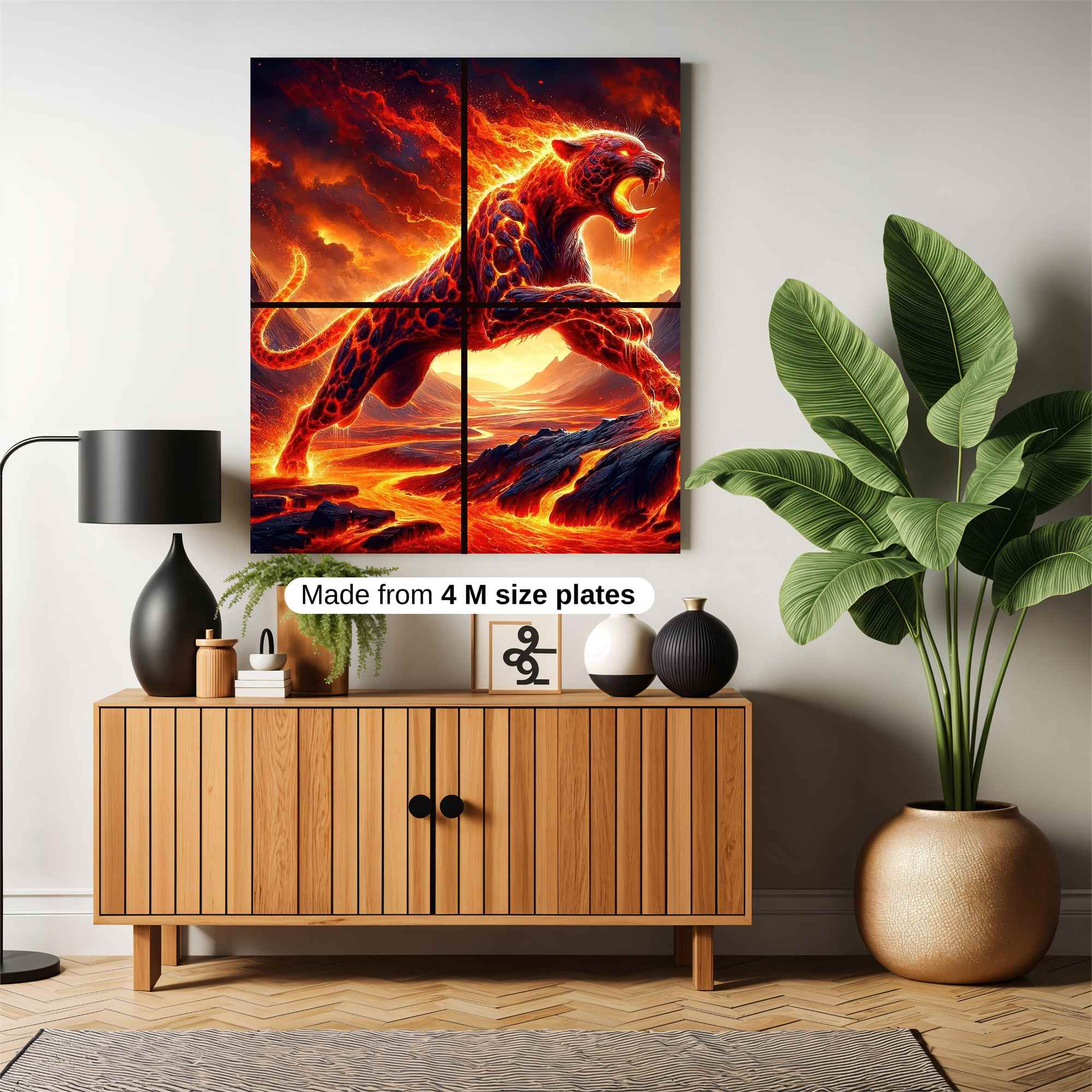 Lava Fury Safe Wall Magnetic / M