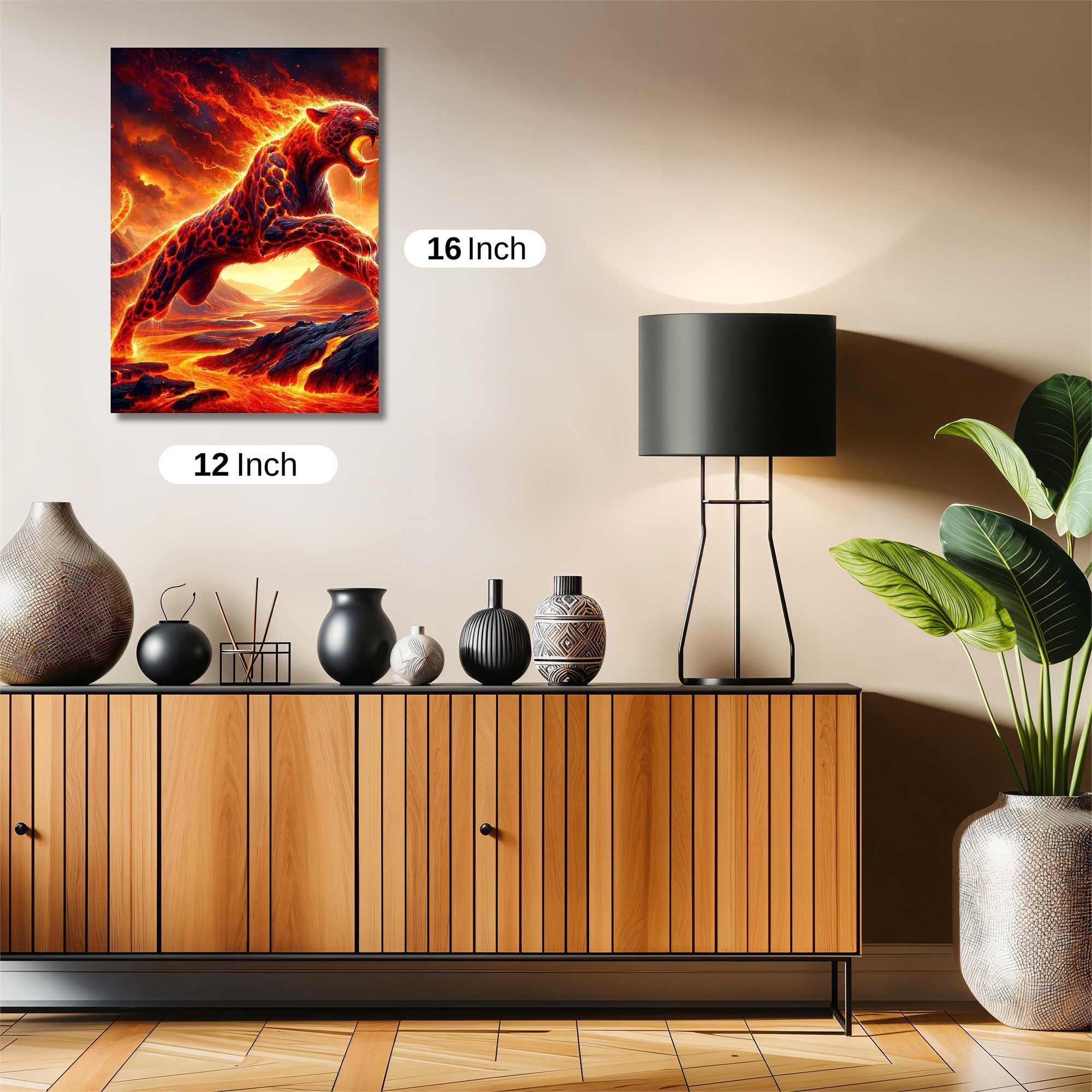 Lava Fury Safe Wall Magnetic / M