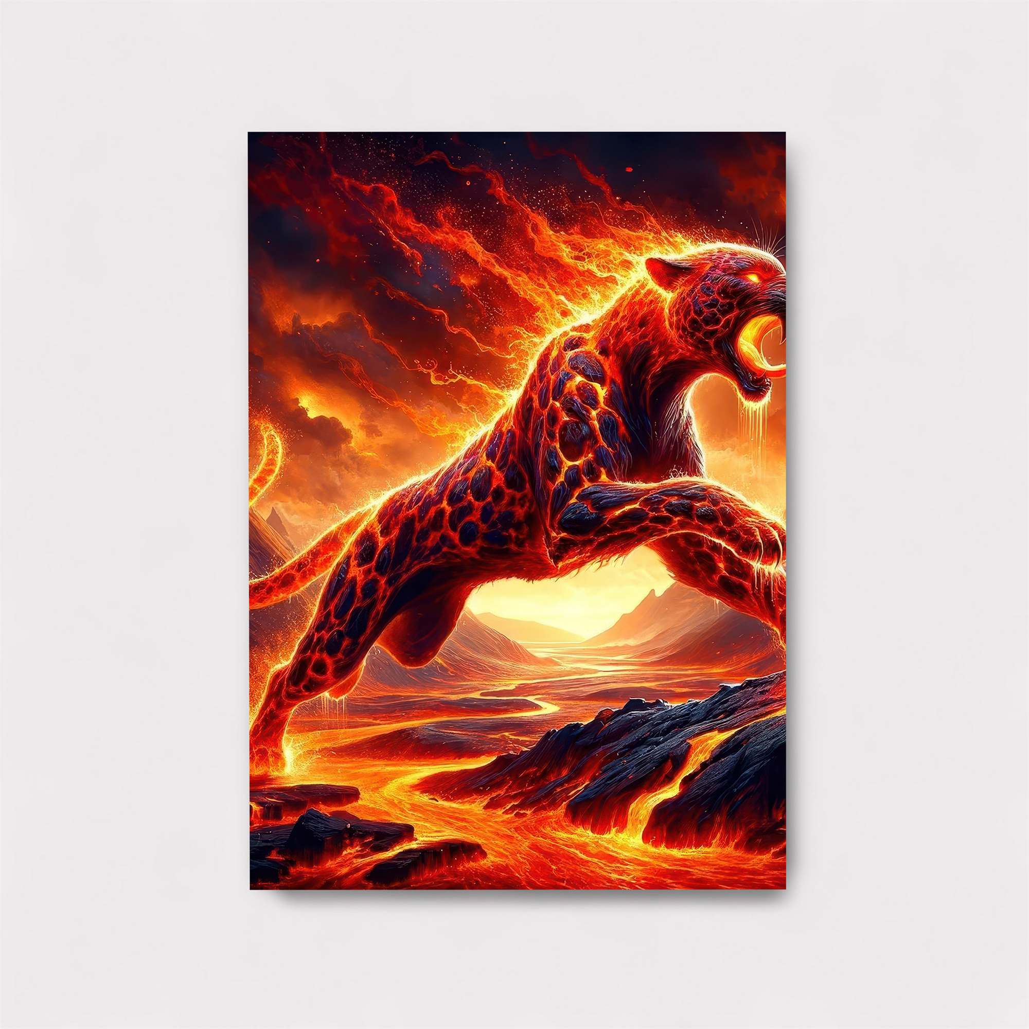 Lava Fury Safe Wall Magnetic / M