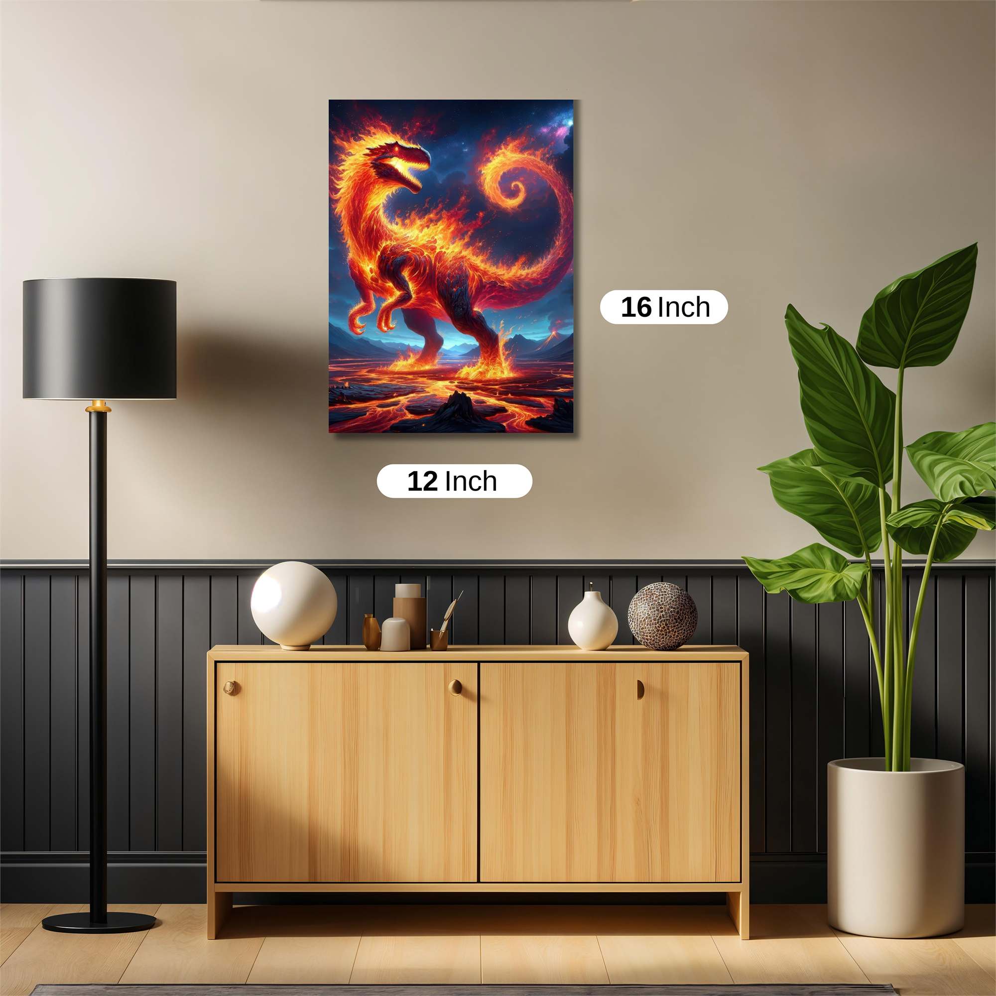 Inferno Majesty Safe Wall Magnetic / M