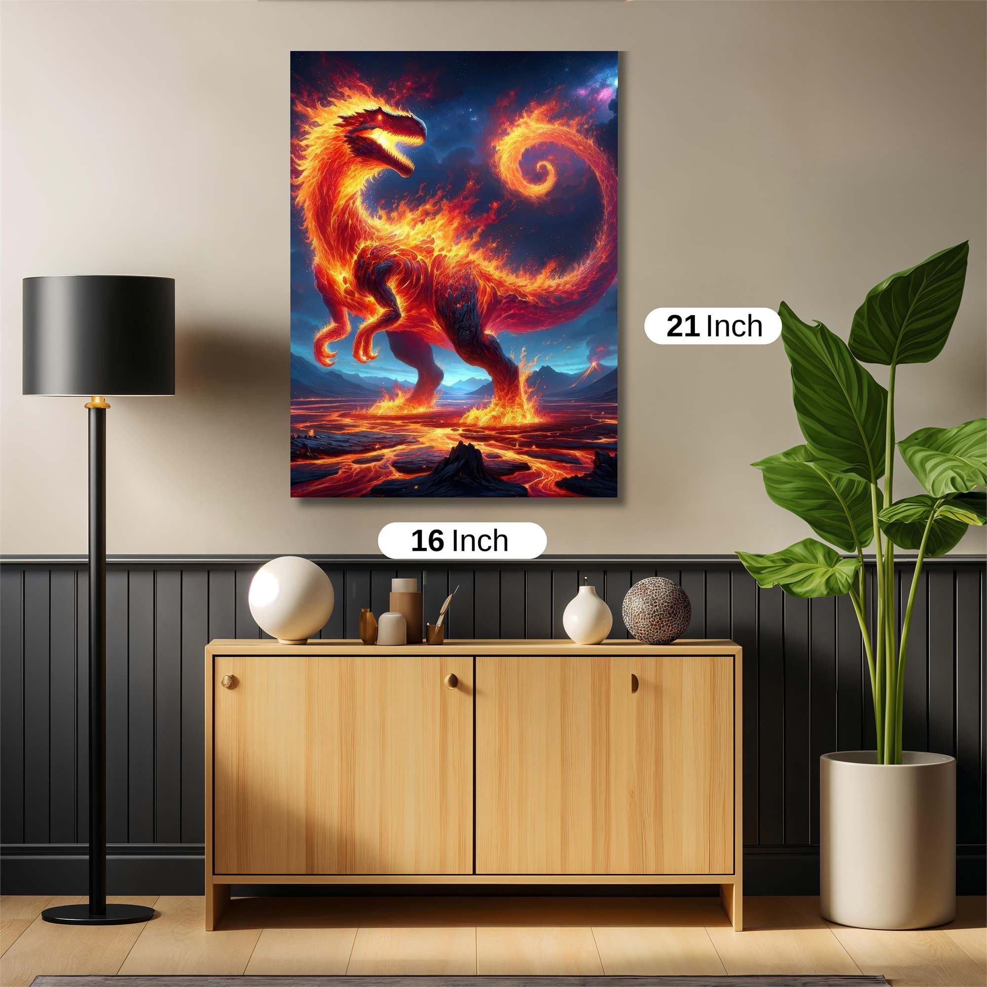 Inferno Majesty Safe Wall Magnetic / M