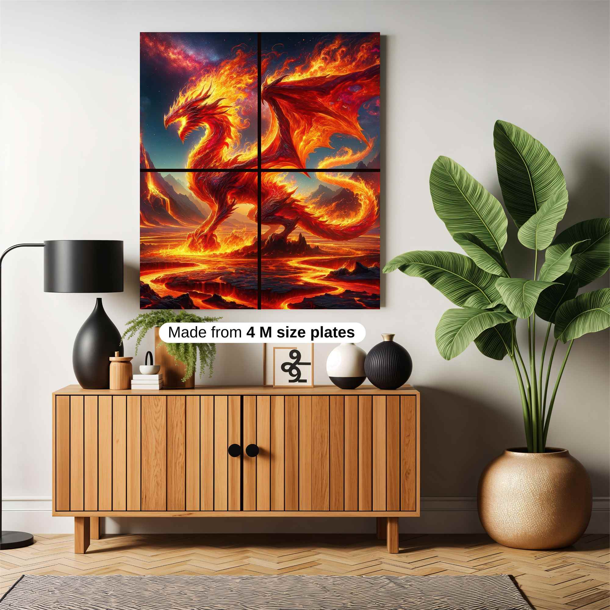 Smaug Inferno Safe Wall Magnetic / M