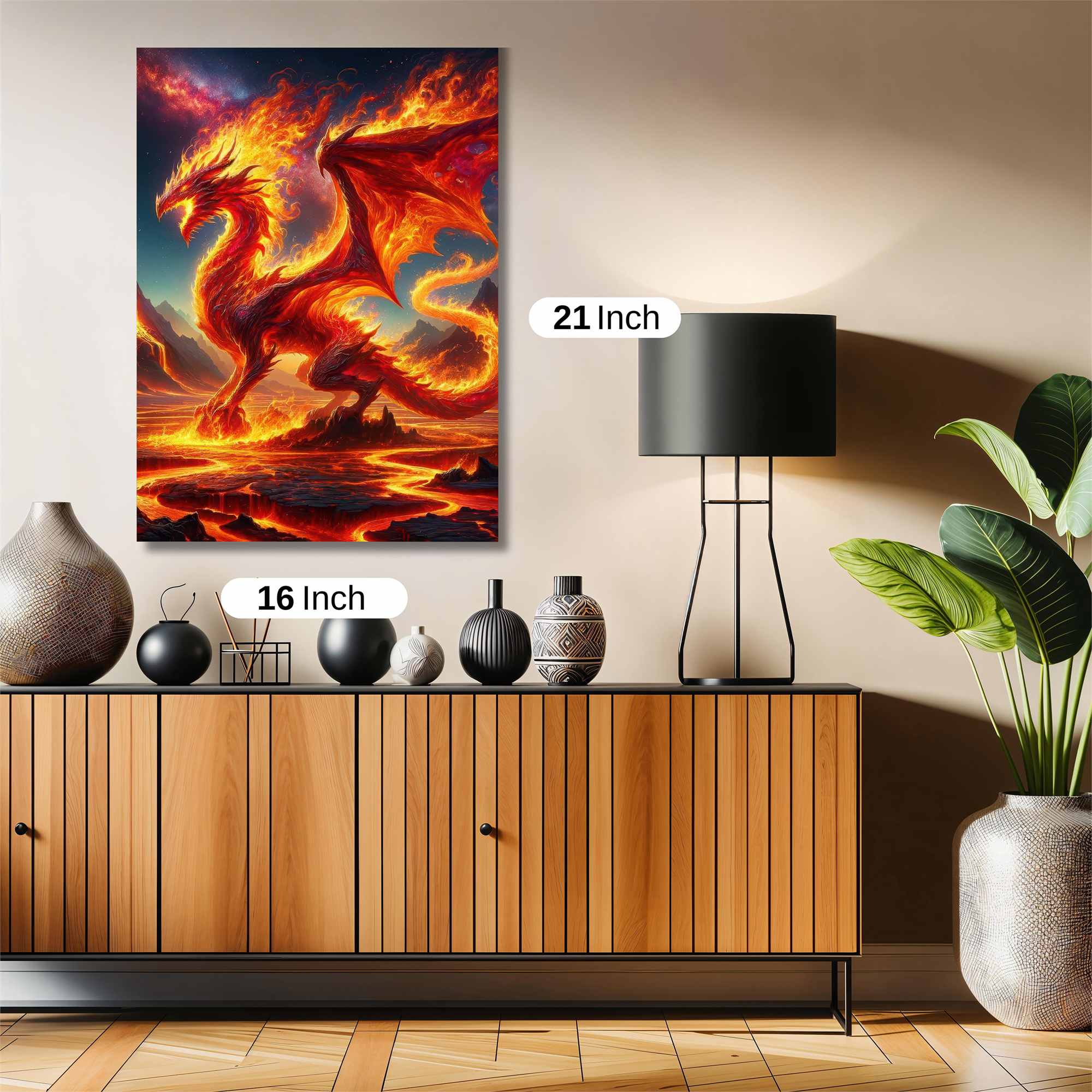 Smaug Inferno Safe Wall Magnetic / M