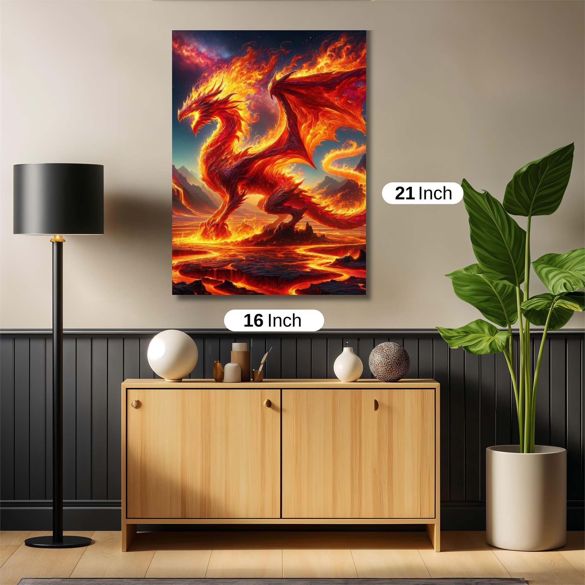 Smaug Inferno Safe Wall Magnetic / M