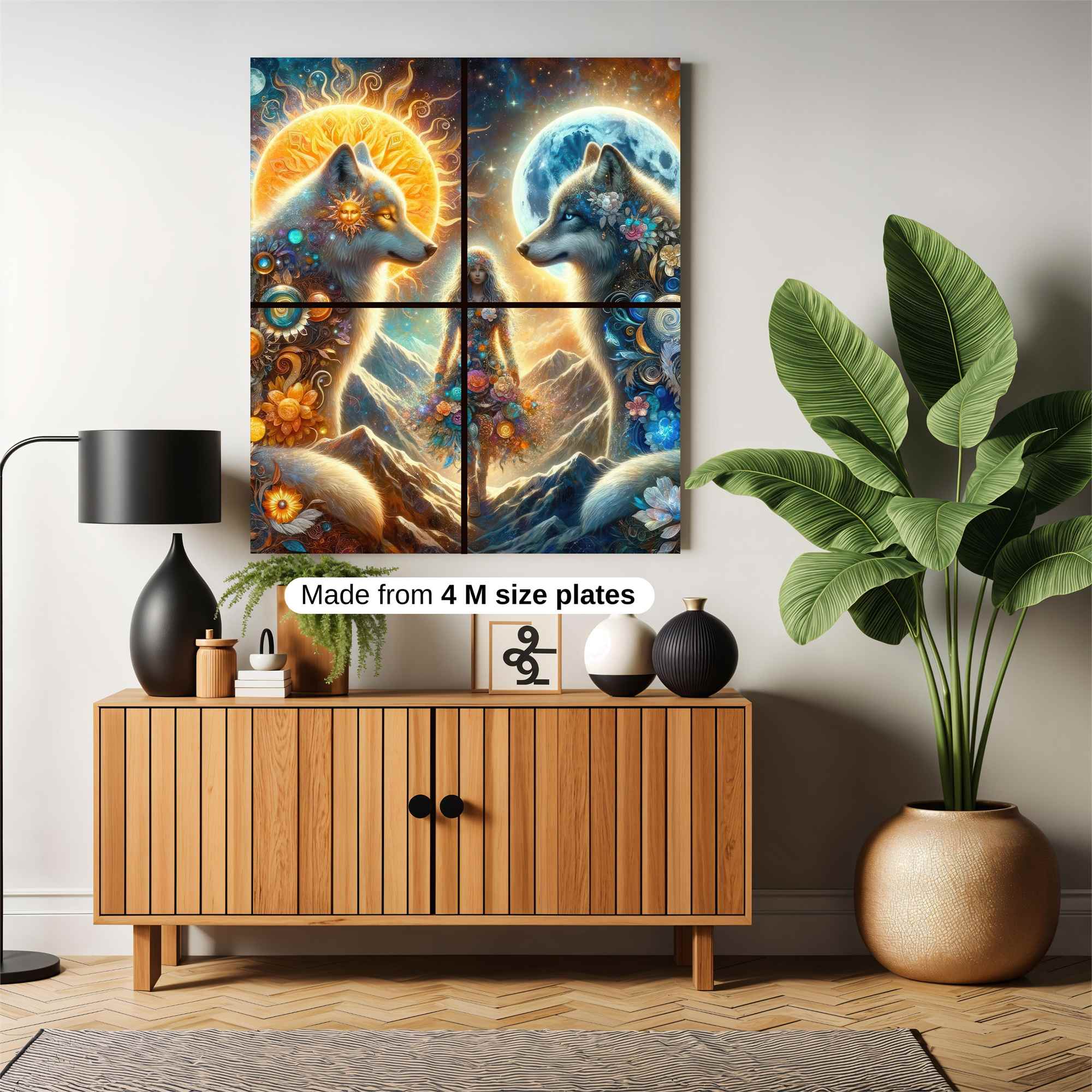 Wolves Harmony Safe Wall Magnetic / M