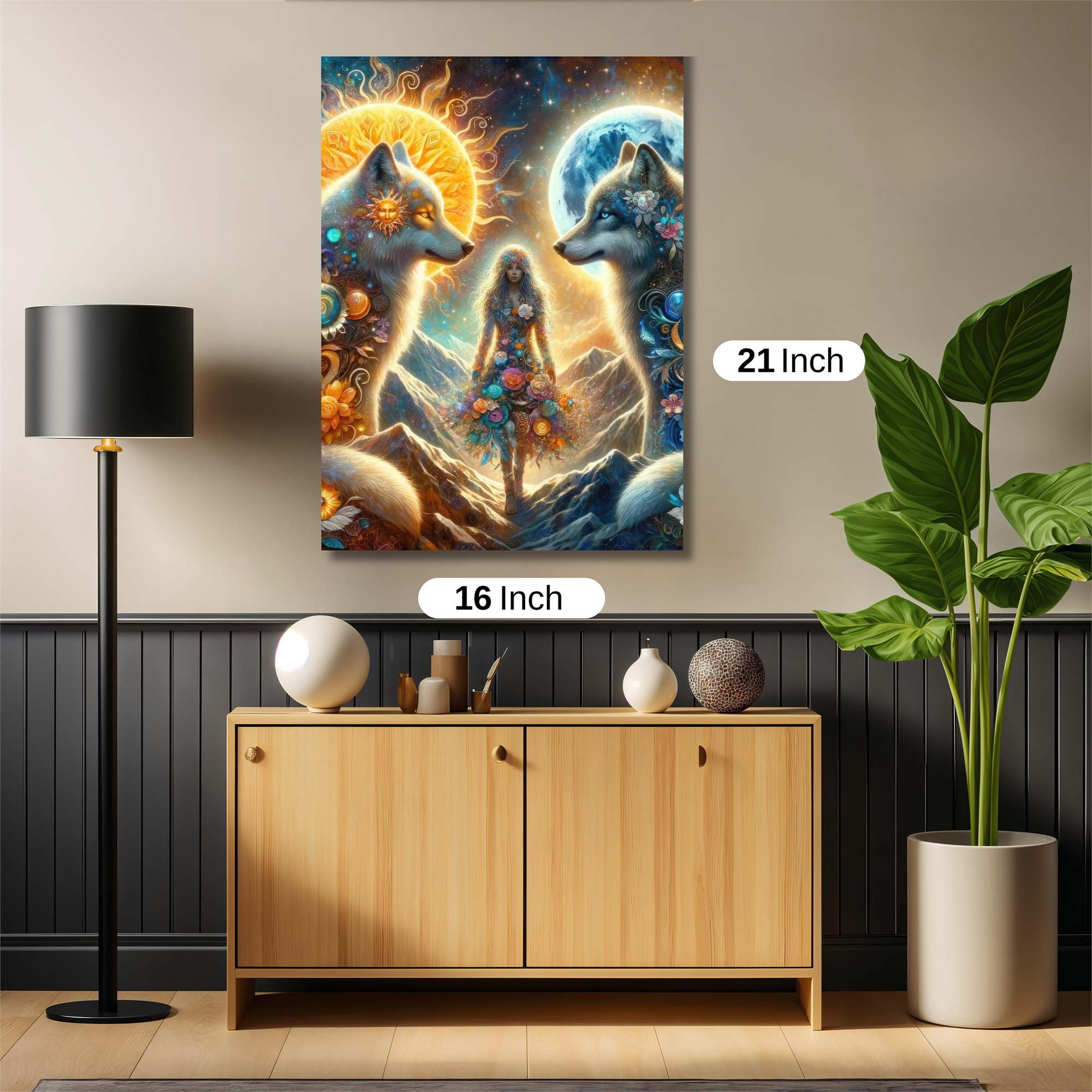 Wolves Harmony Safe Wall Magnetic / M